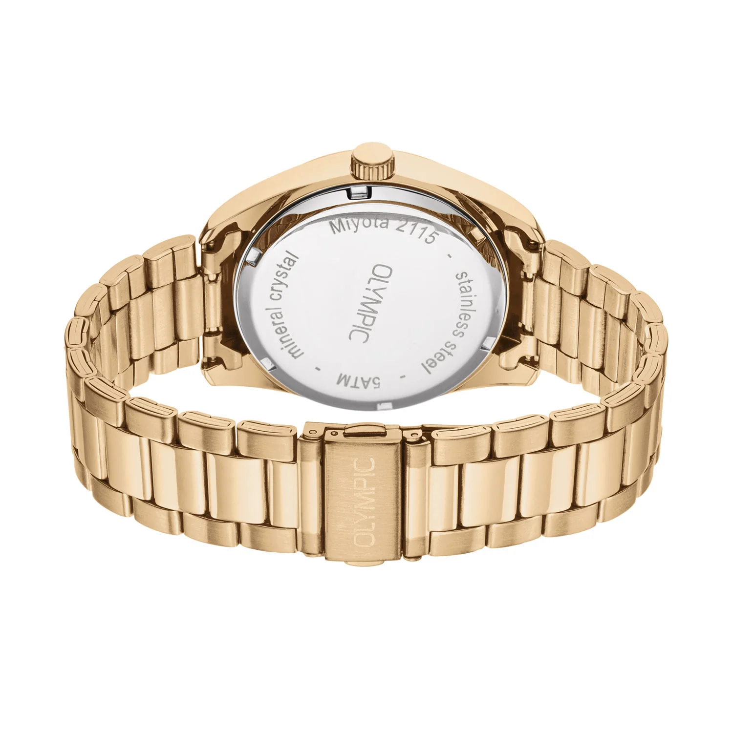 Olympic Louis Herrenuhr In Gold Und Weiß OL75HDD001 - Image 4