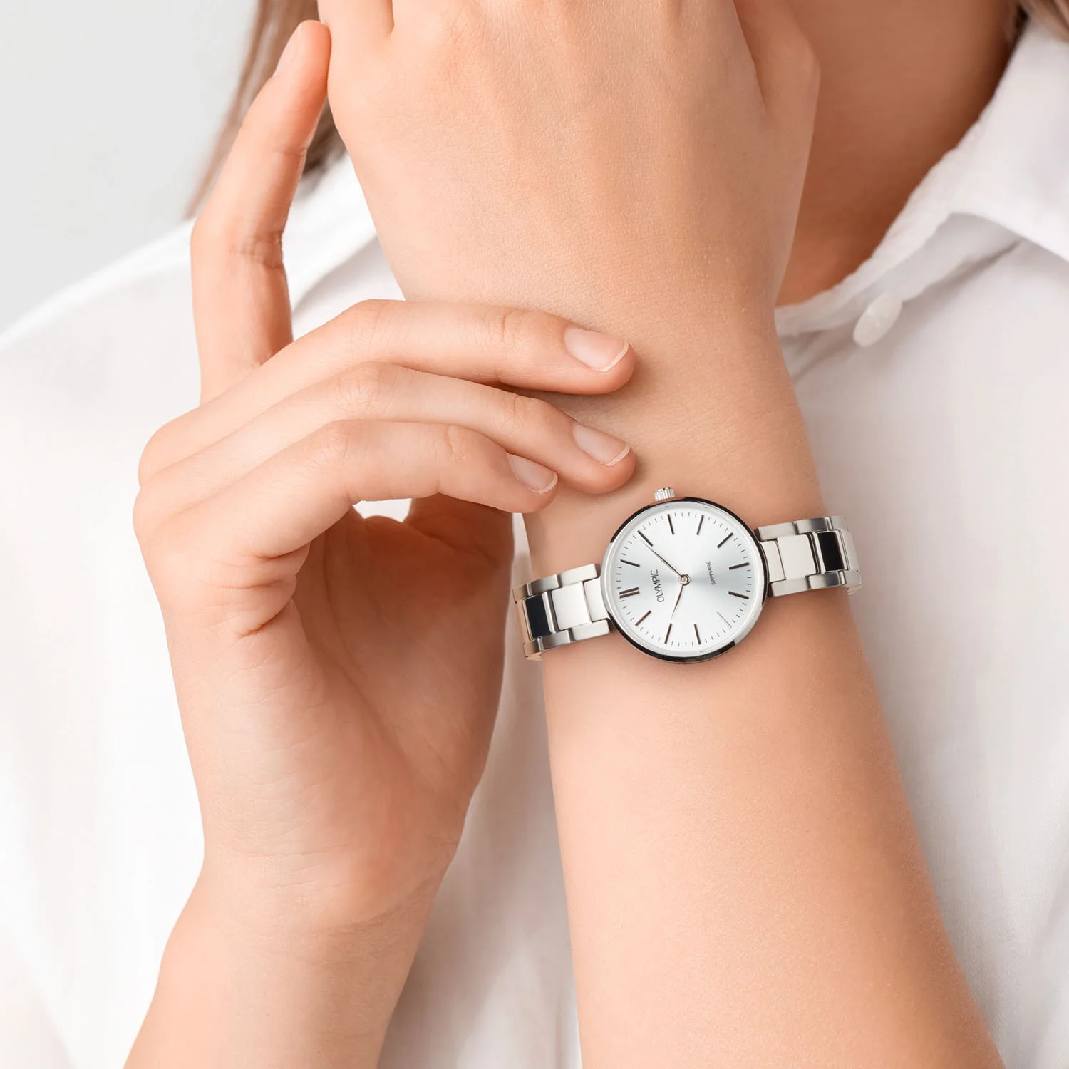 Olympic Titanium Grey Women's Watch OL80DTT003 - Image 2