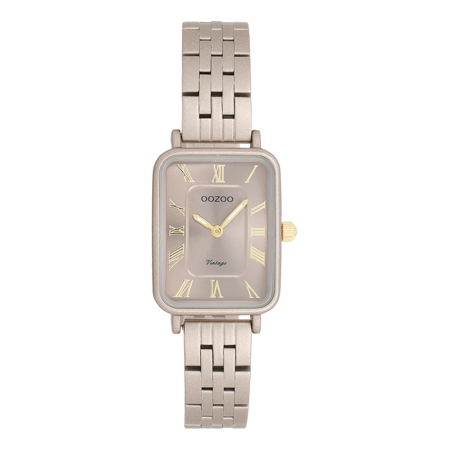 OOZOO Vintage Taupefarbene Damenuhr C20412