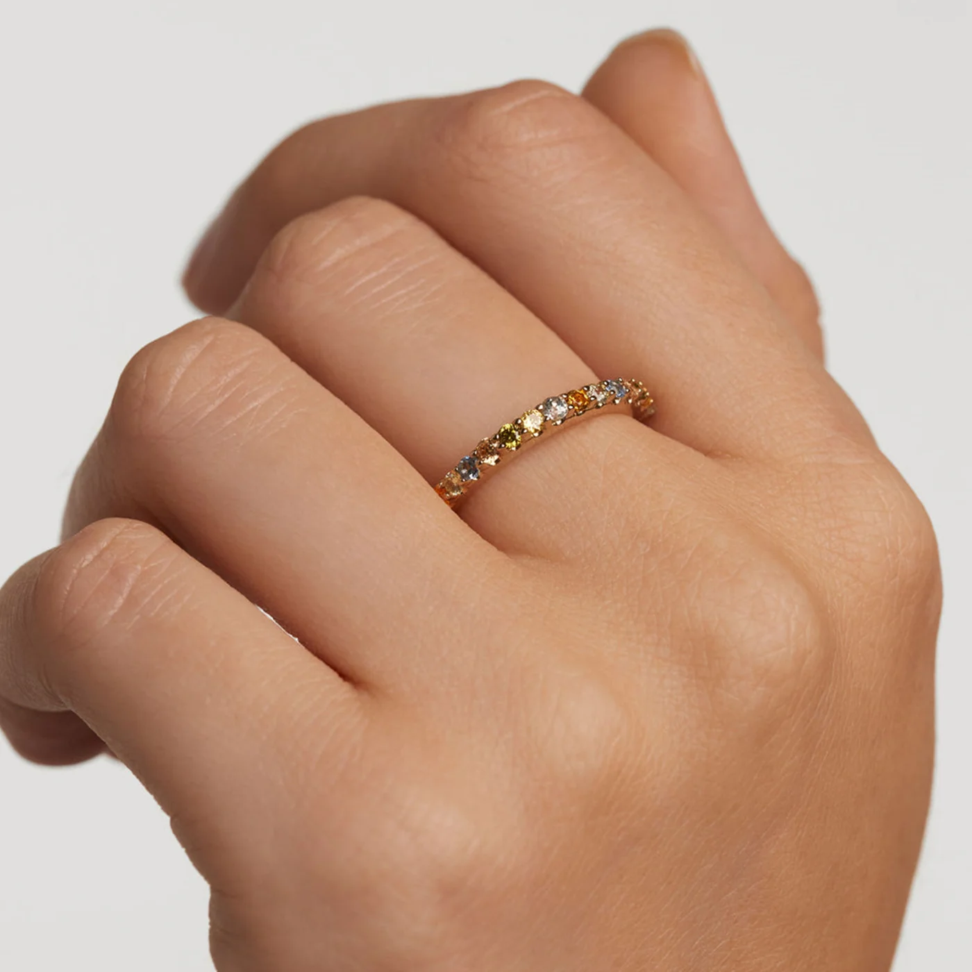 P D Paola Color damen Ring 750 Vergoldung AN01-C07-10 - Image 2