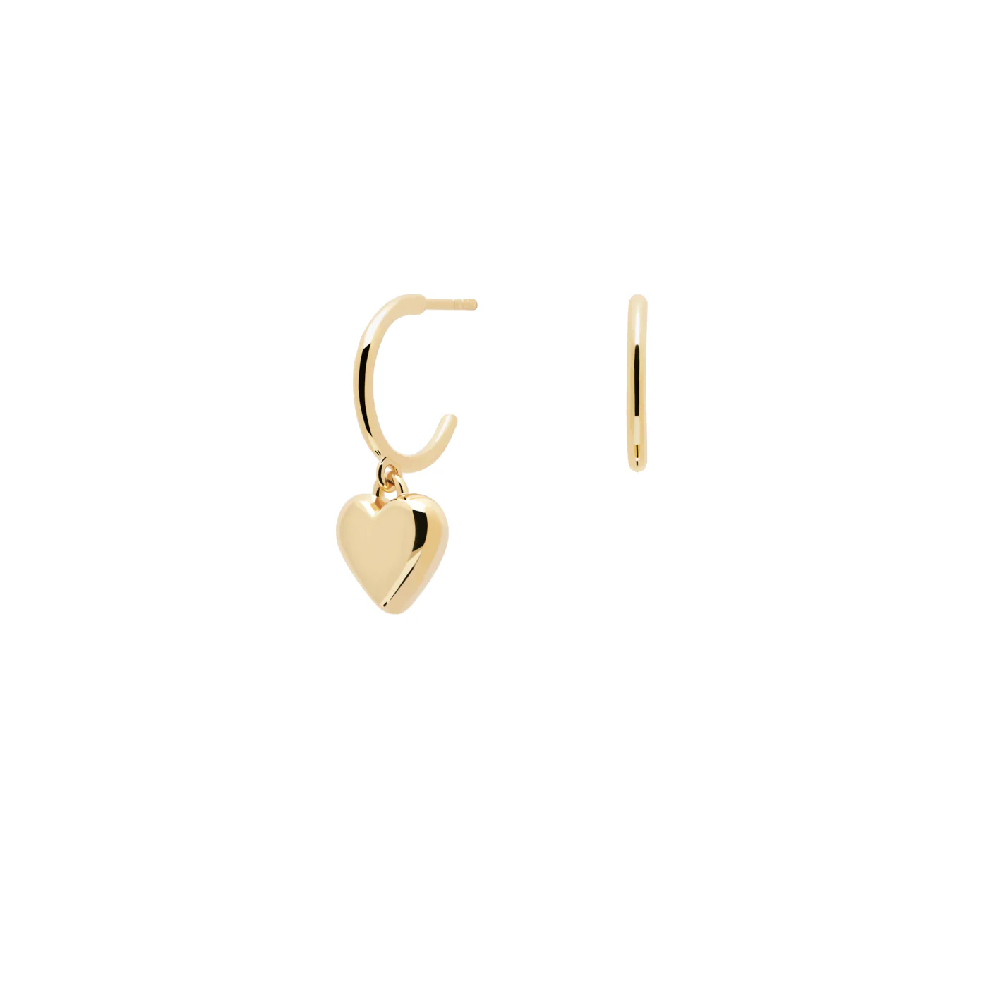 P D Paola Engrave Me 925 Sterling Silberen Goldfarbene L'Absolu Ohrringe mit 750er Golden Plattierung AR01-364-U - Image 6