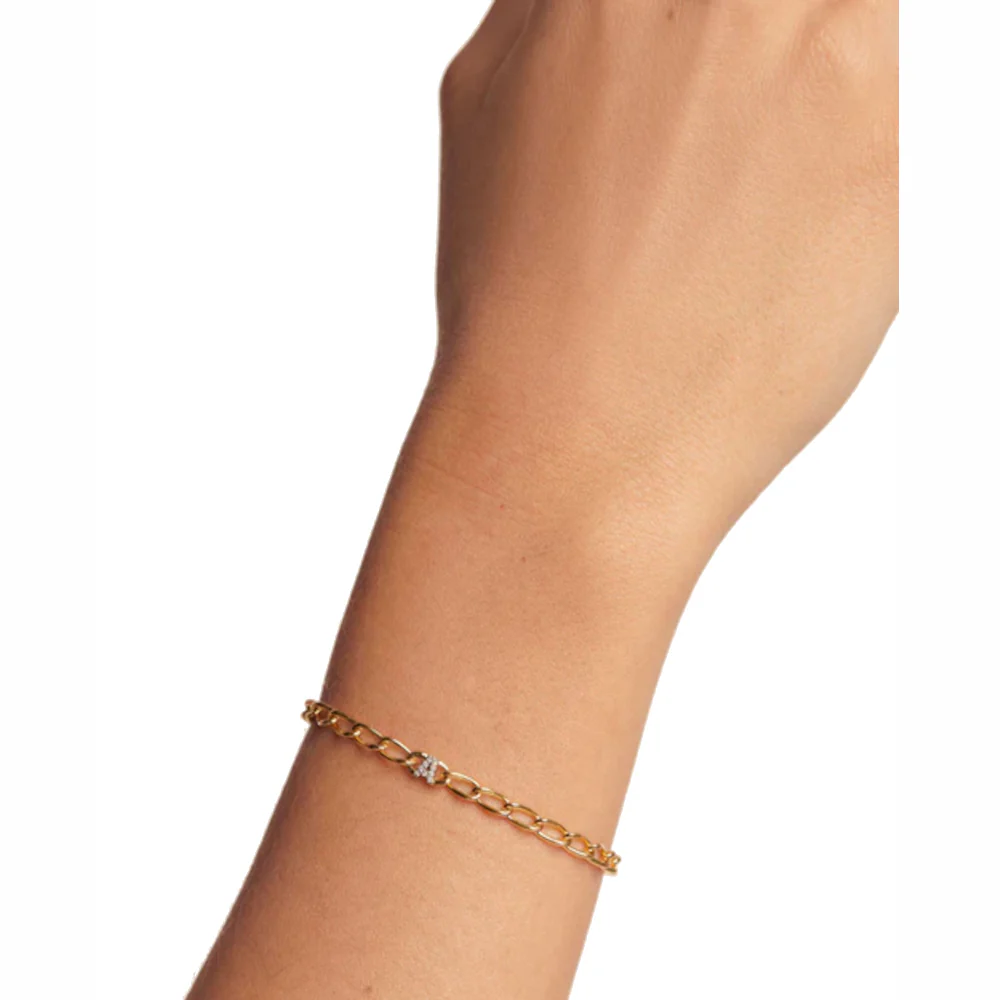P D Paola Mini Letters damen Armband 750 Vergoldung PU01-541-U - Image 3