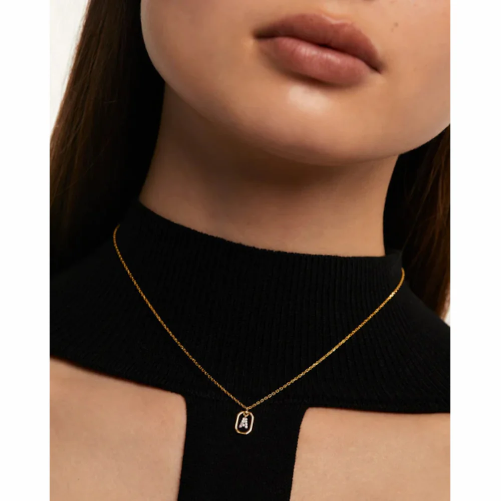P D Paola Mini Letters damen Kette 750 Vergoldung CO01-512-U - Image 3