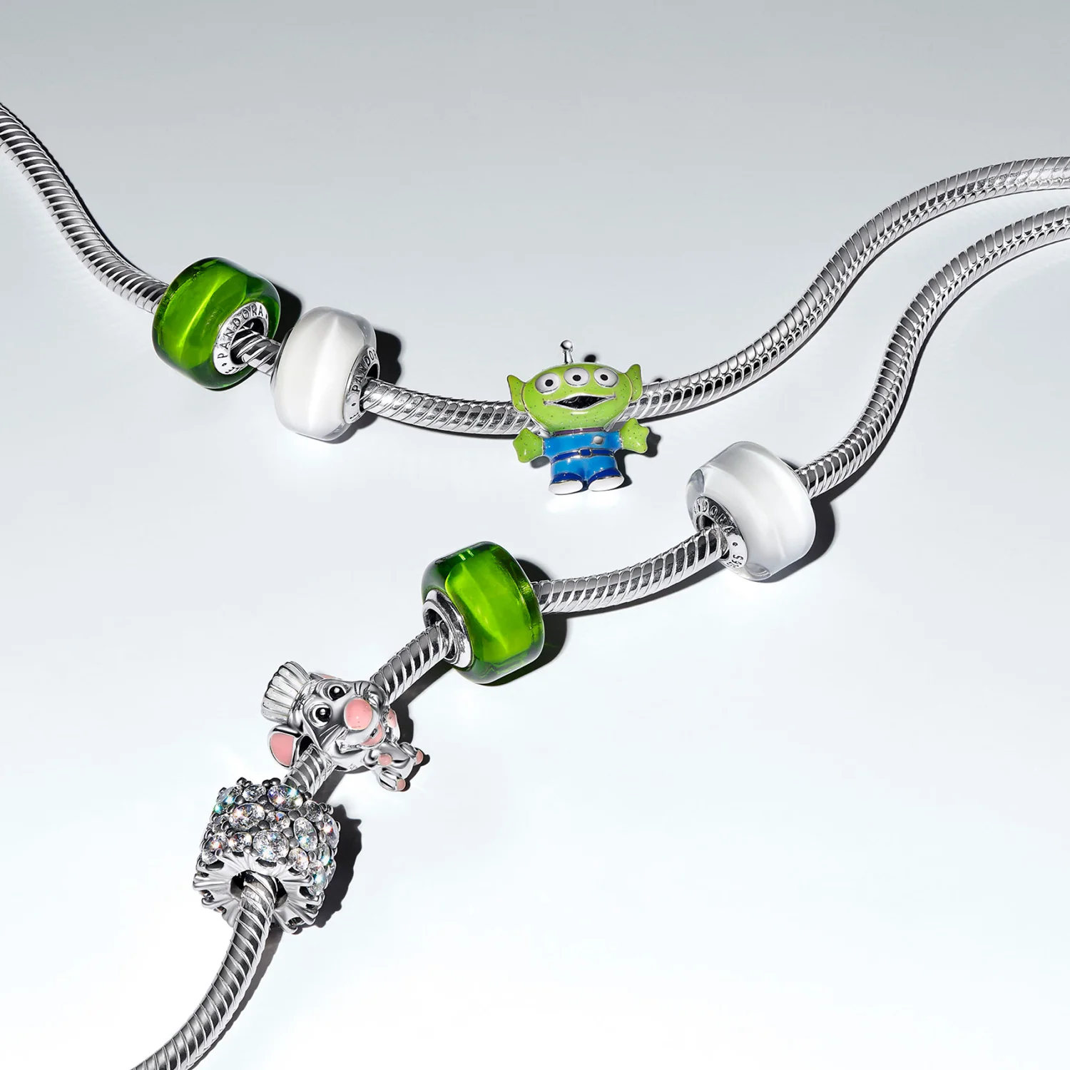 Pandora Collabs 925 Sterling Silver Disney Pixar Remy Charm 794022C01 - Image 2