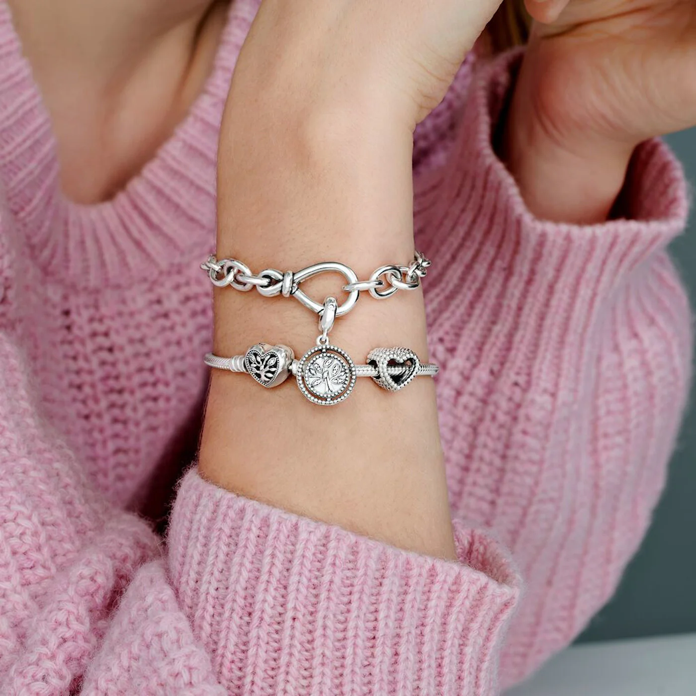 Pandora Moments damen Armband Silber 598827C01-18 - Image 4