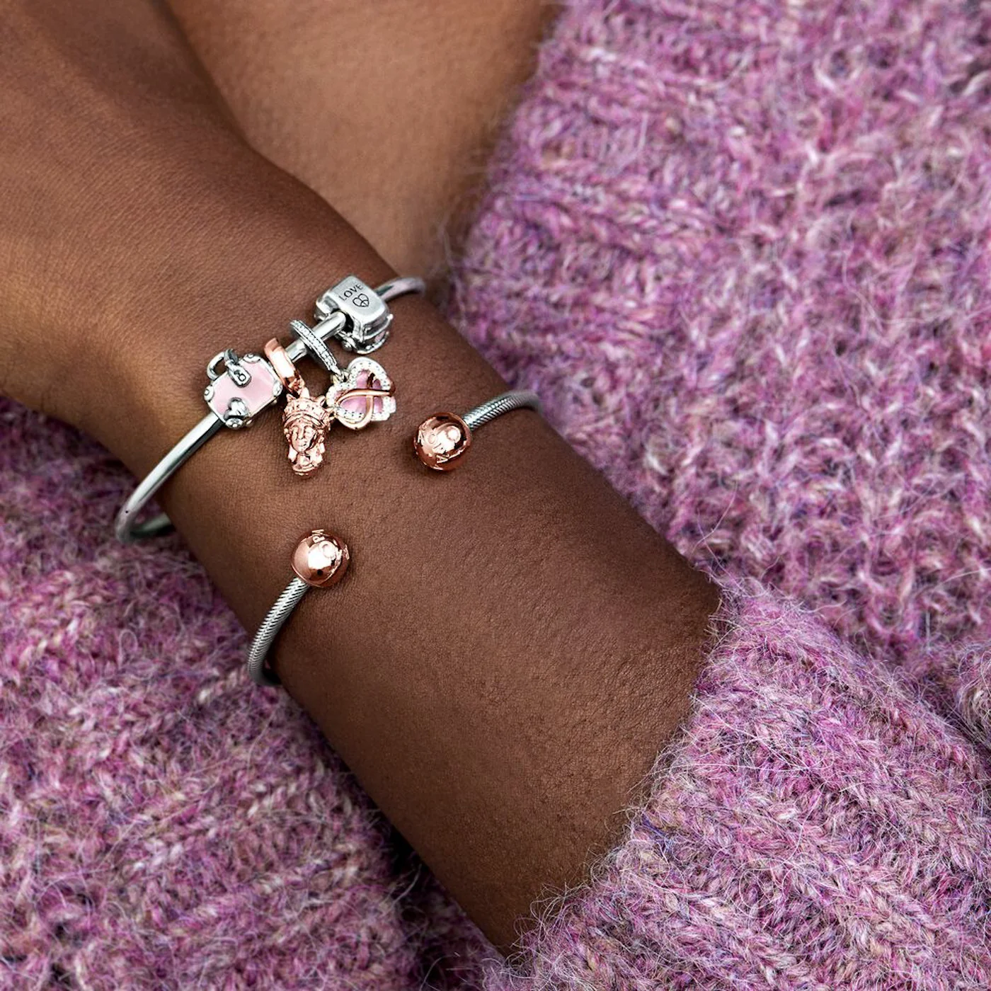 Pandora Moments damen Charm 585 Rosévergoldung 788878C01 - Image 4