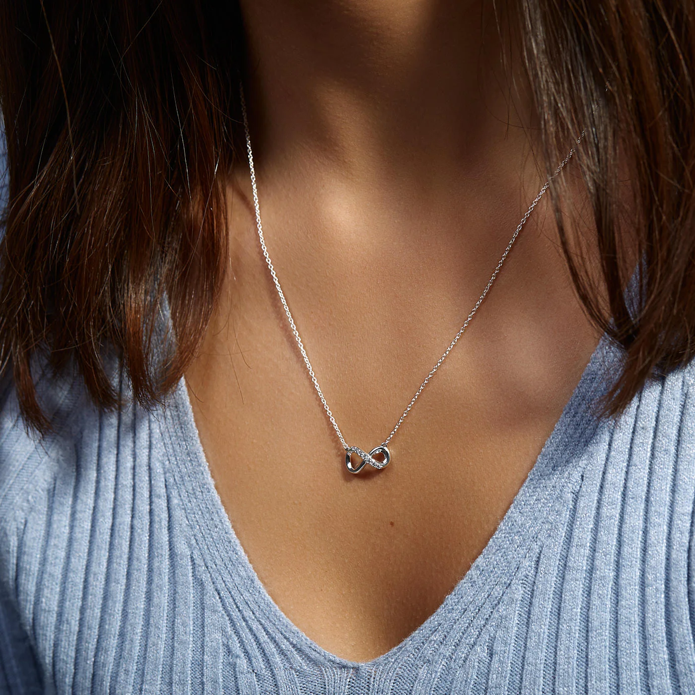 Pandora Moments damen Kette Silber 398821C01-50 - Image 4