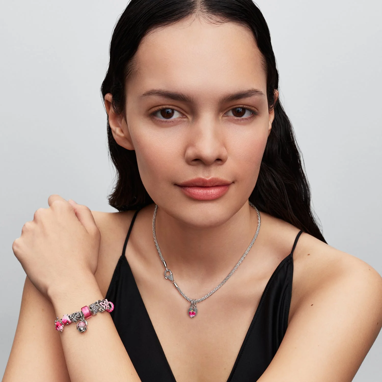 Pandora Moments Verflochtenes Herz & Schmetterling Charm 794475C01 - Image 3