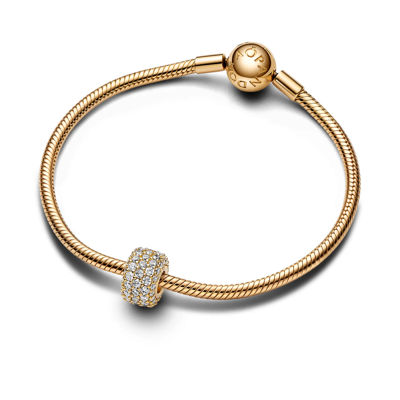 Pandora Moments Goldfarbene Charm 762820C01 mit 585er Golden Plattierung - Image 5