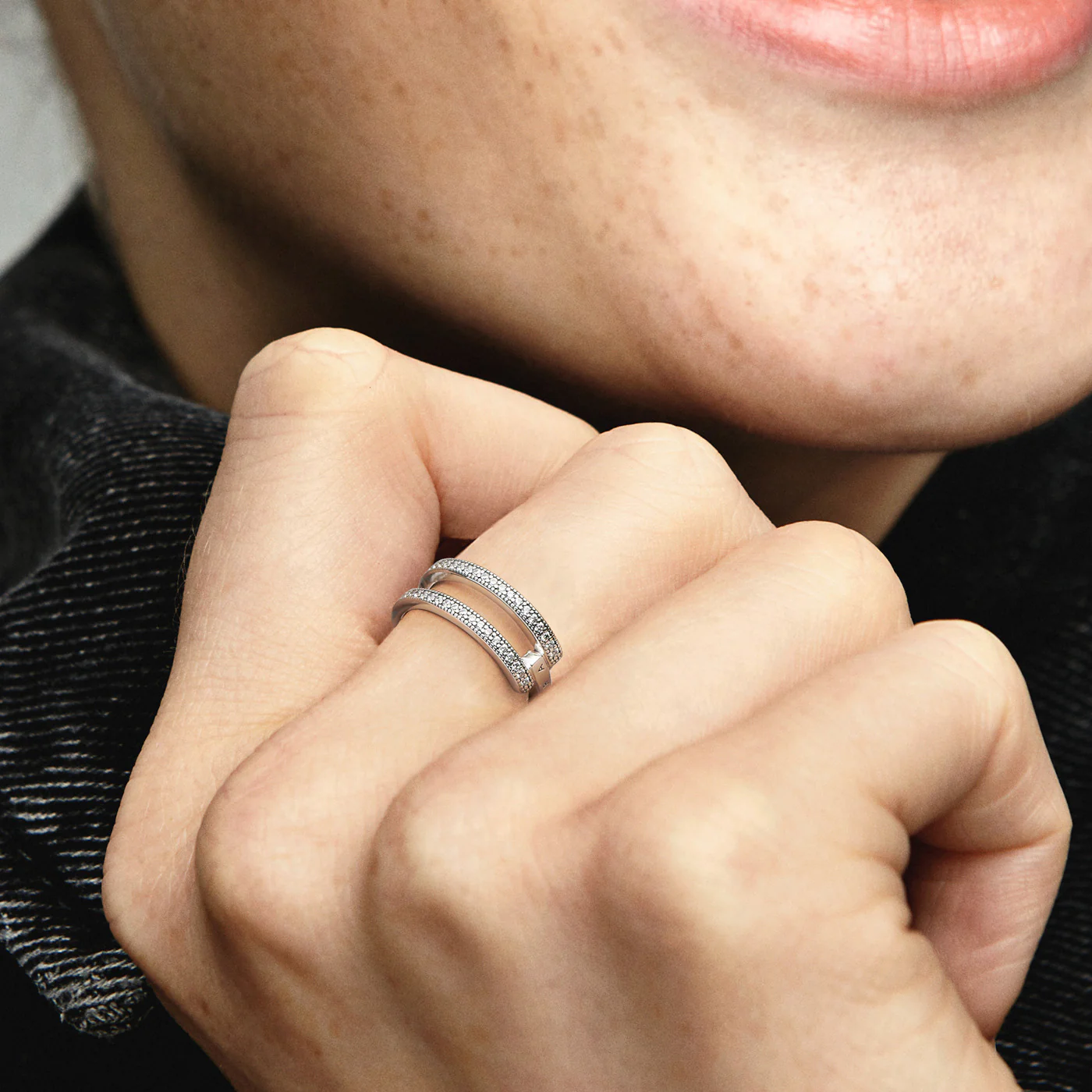 Pandora Signature damen Ring Silber 192779C01-56 - Image 3