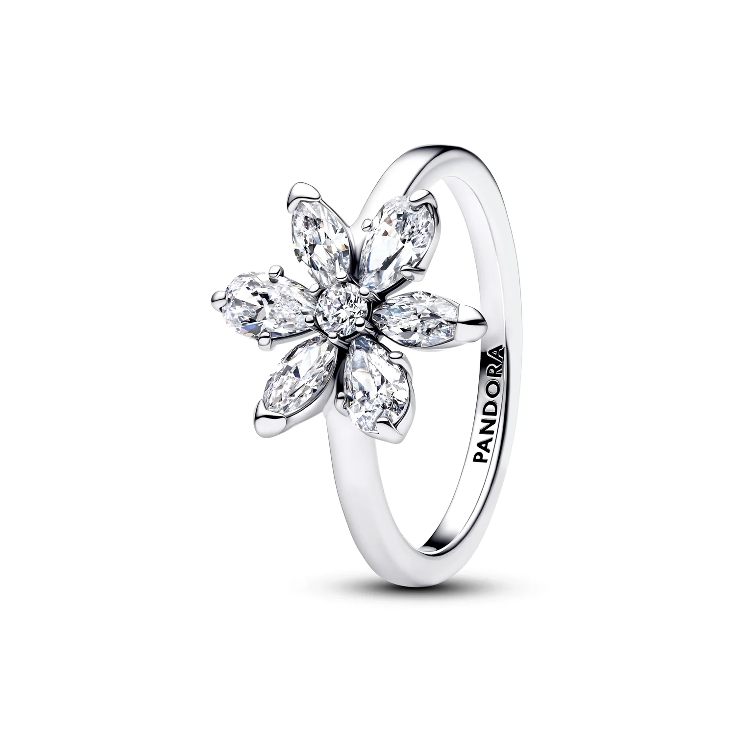 Pandora Timeless Herbarium Funkelnder Blumen Cocktailring 193000C02-50