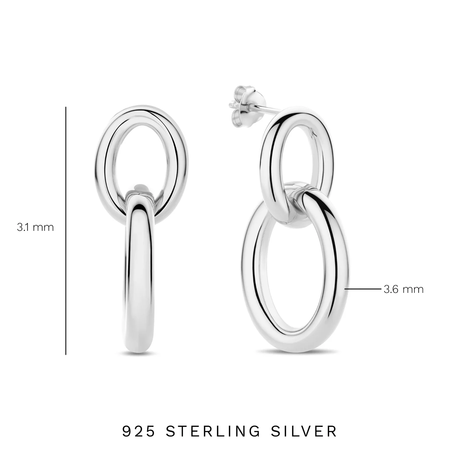 Parte Di Me Bibbiena Poppi Adriane 925 Sterling Silber Ohrhänger PDM36185 - Image 7