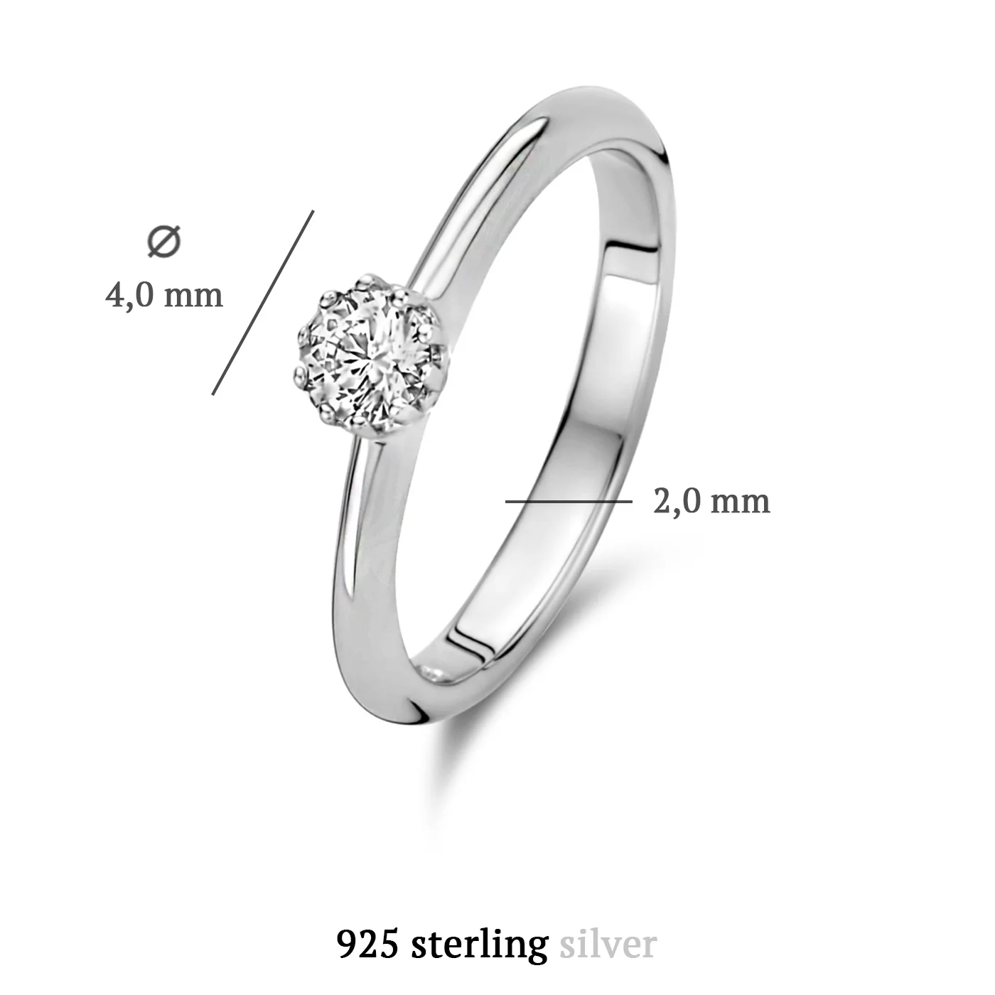 Parte Di Me Cento Luci damen Ring Silber PDM33013-60 - Image 5