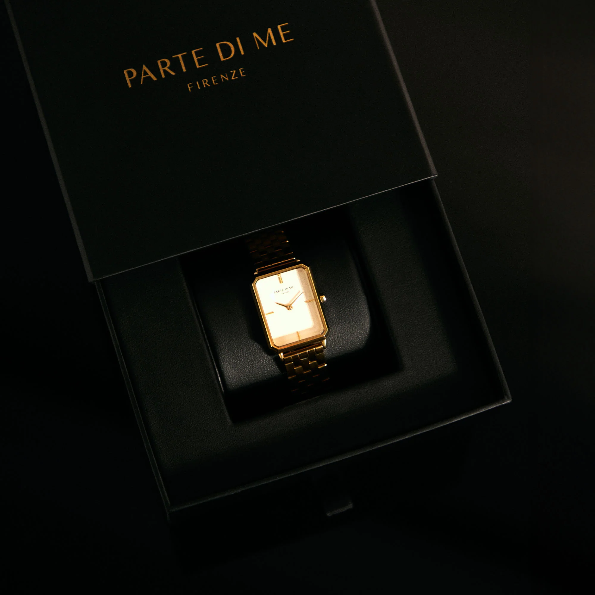 Parte Di Me Orologio Rechthoekig DamenUhr Goldfarbene und Silberfarbene PDM09008 - Image 6