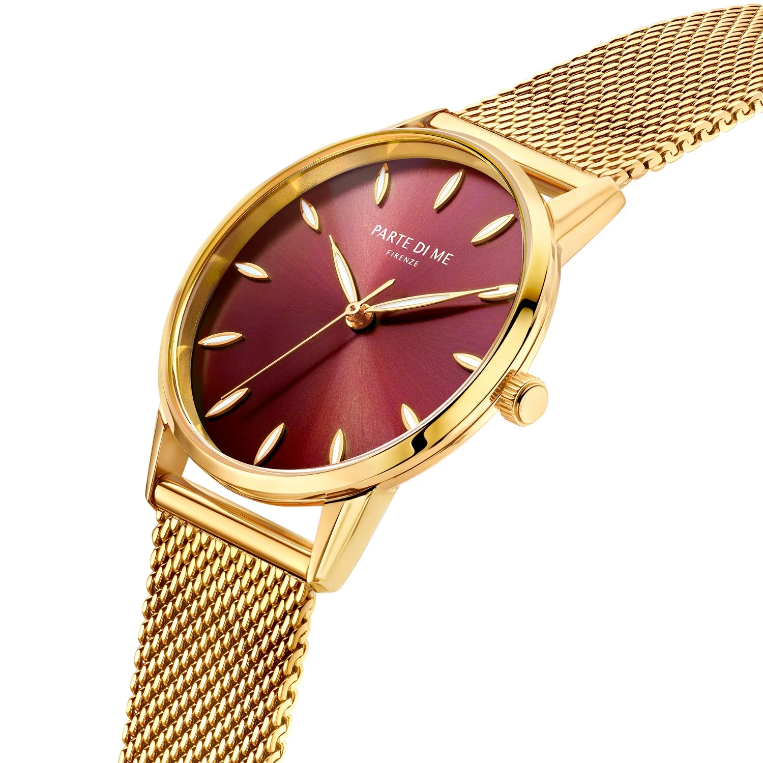 Parte Di Me Orologio rund Damenuhr goldfarben und dunkelbraun PDM09055 - Image 3