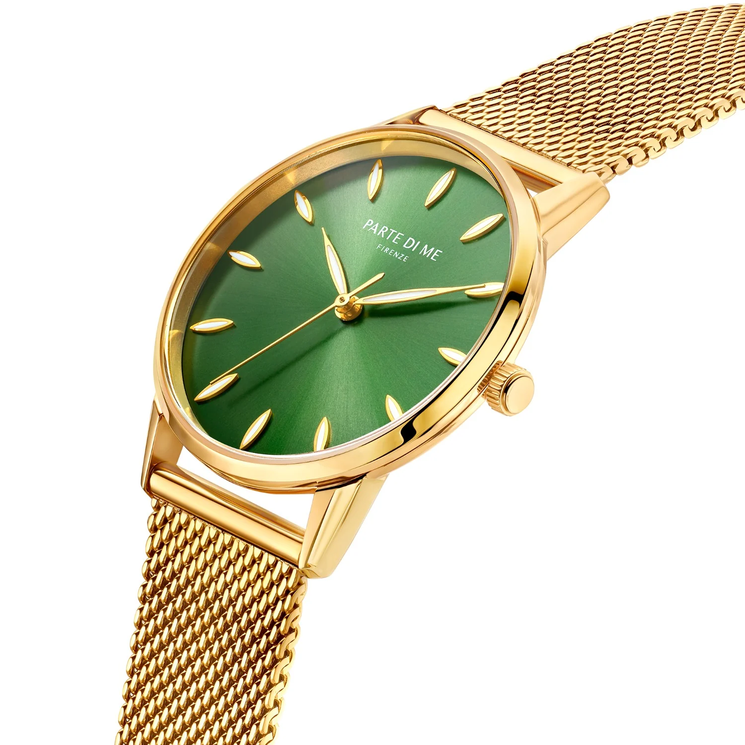 Parte Di Me Orologio rund Damenuhr goldfarben und grün PDM09054 - Image 3