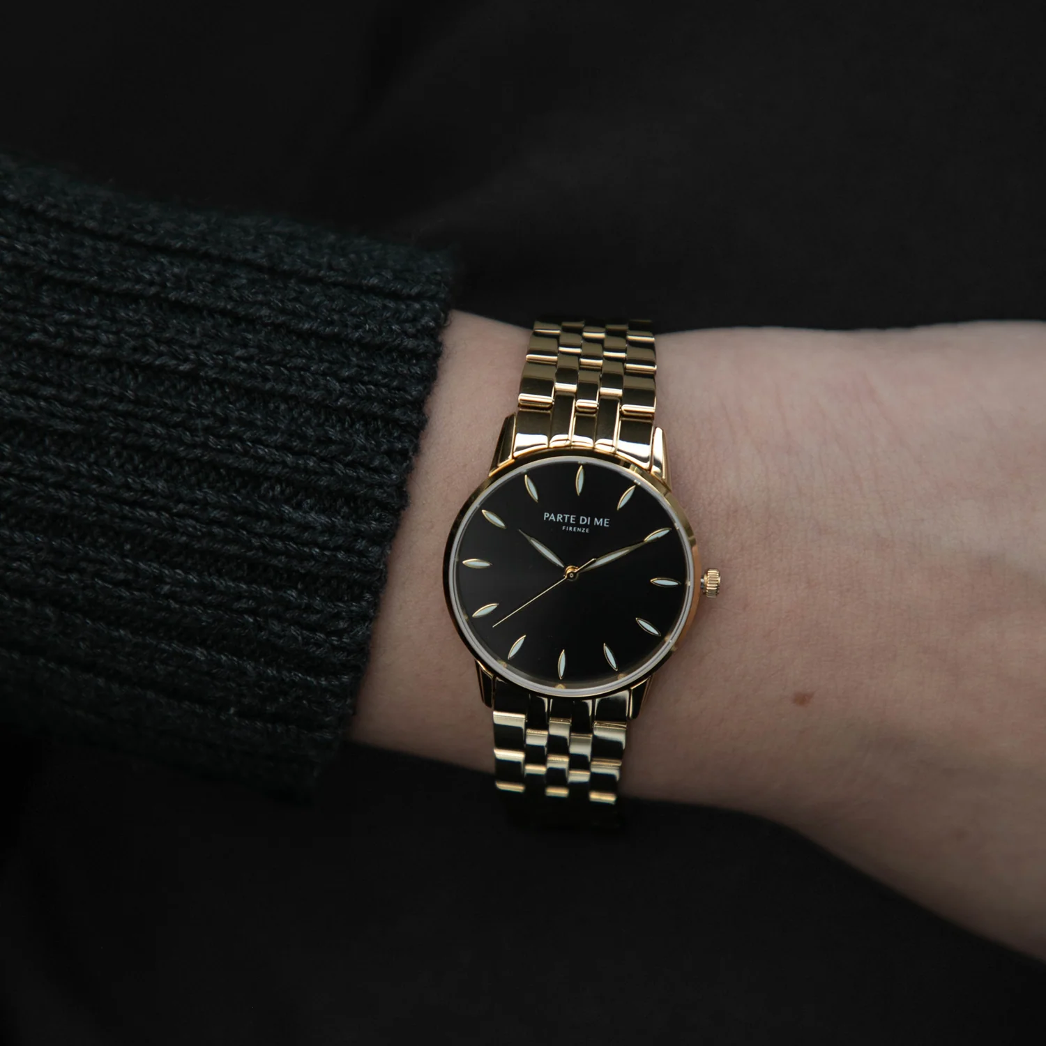 Parte Di Me Orologio rund Damenuhr goldfarben und schwarz PDM09044 - Image 2