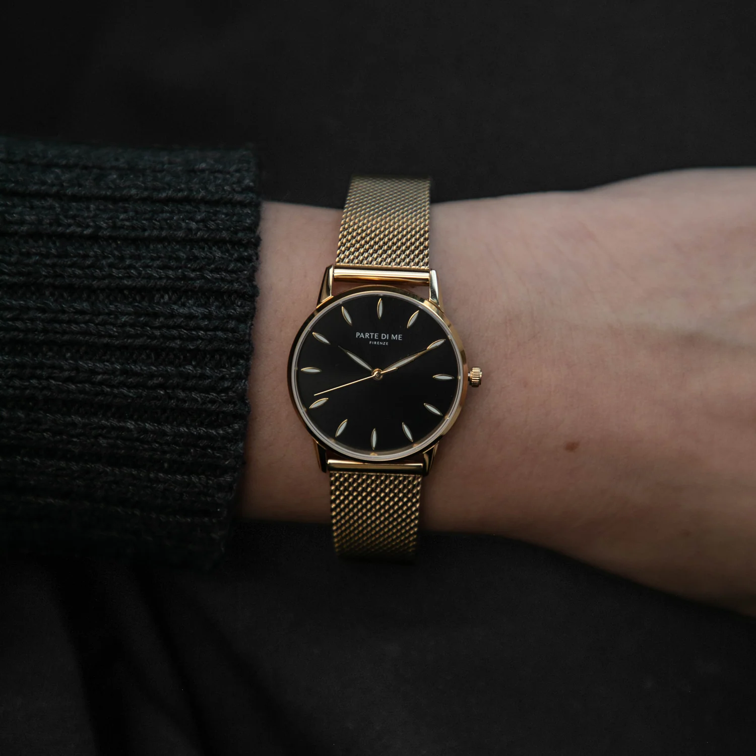 Parte Di Me Orologio rund Damenuhr goldfarben und schwarz PDM09052 - Image 2