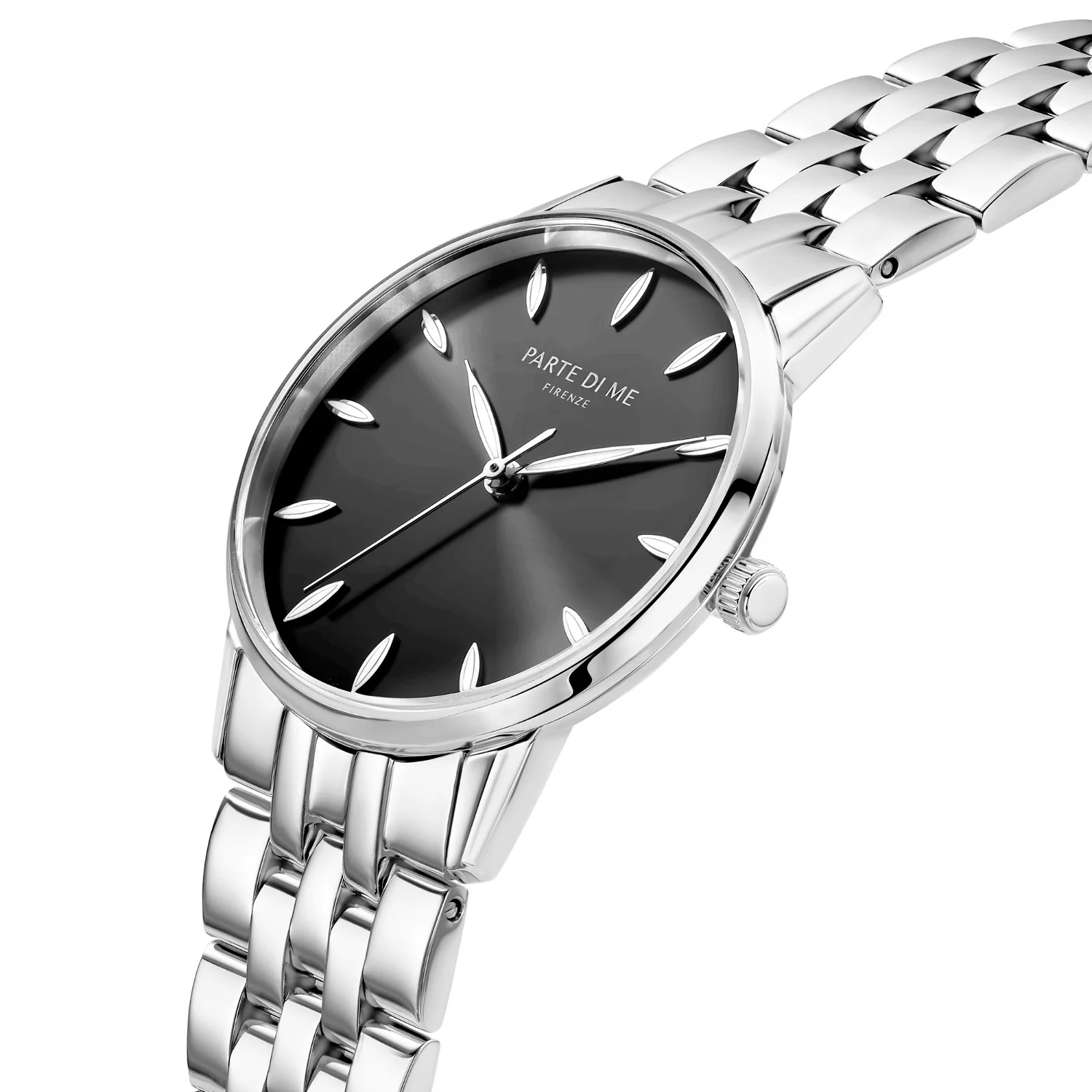 Parte Di Me Orologio rund Damenuhr silberfarben und schwarz PDM09048 - Image 3