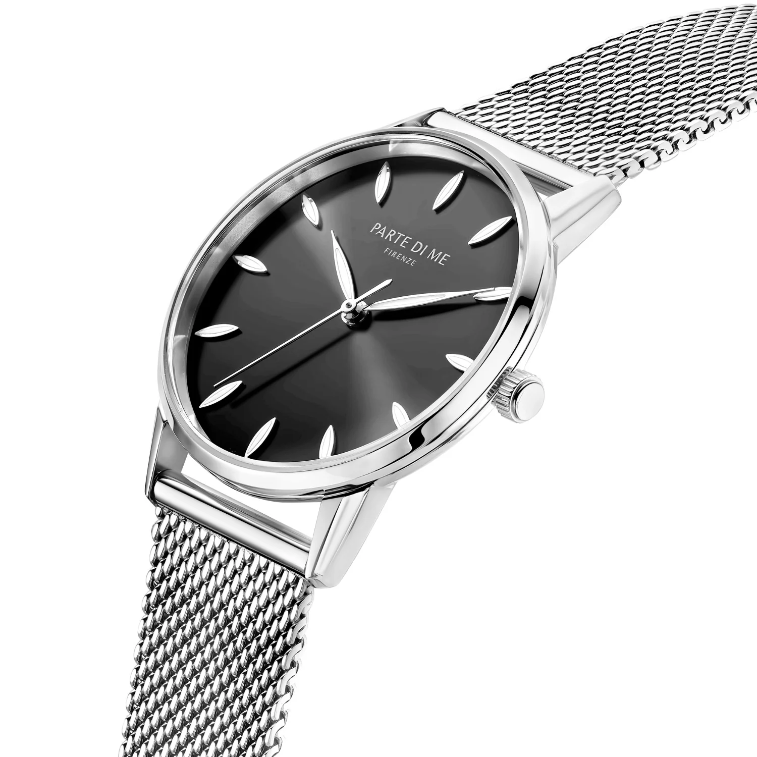 Parte Di Me Orologio rund Damenuhr silberfarben und schwarz PDM09056 - Image 3