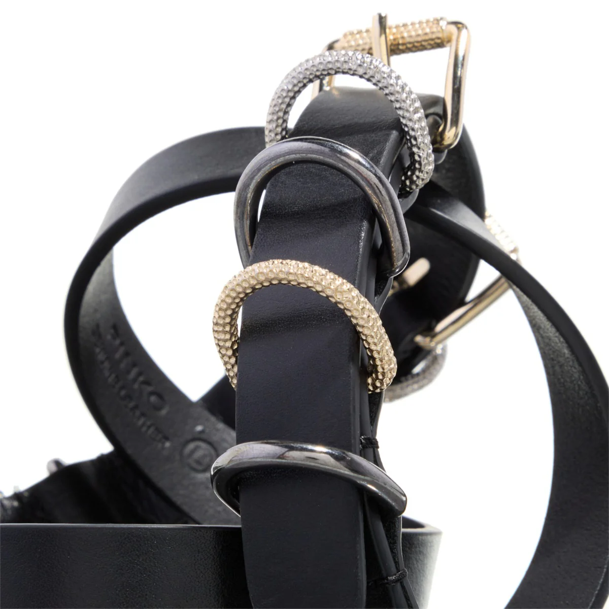 Pinko damen Gürtel Schwarz 103448-A1UH-Z99N-L - Image 4
