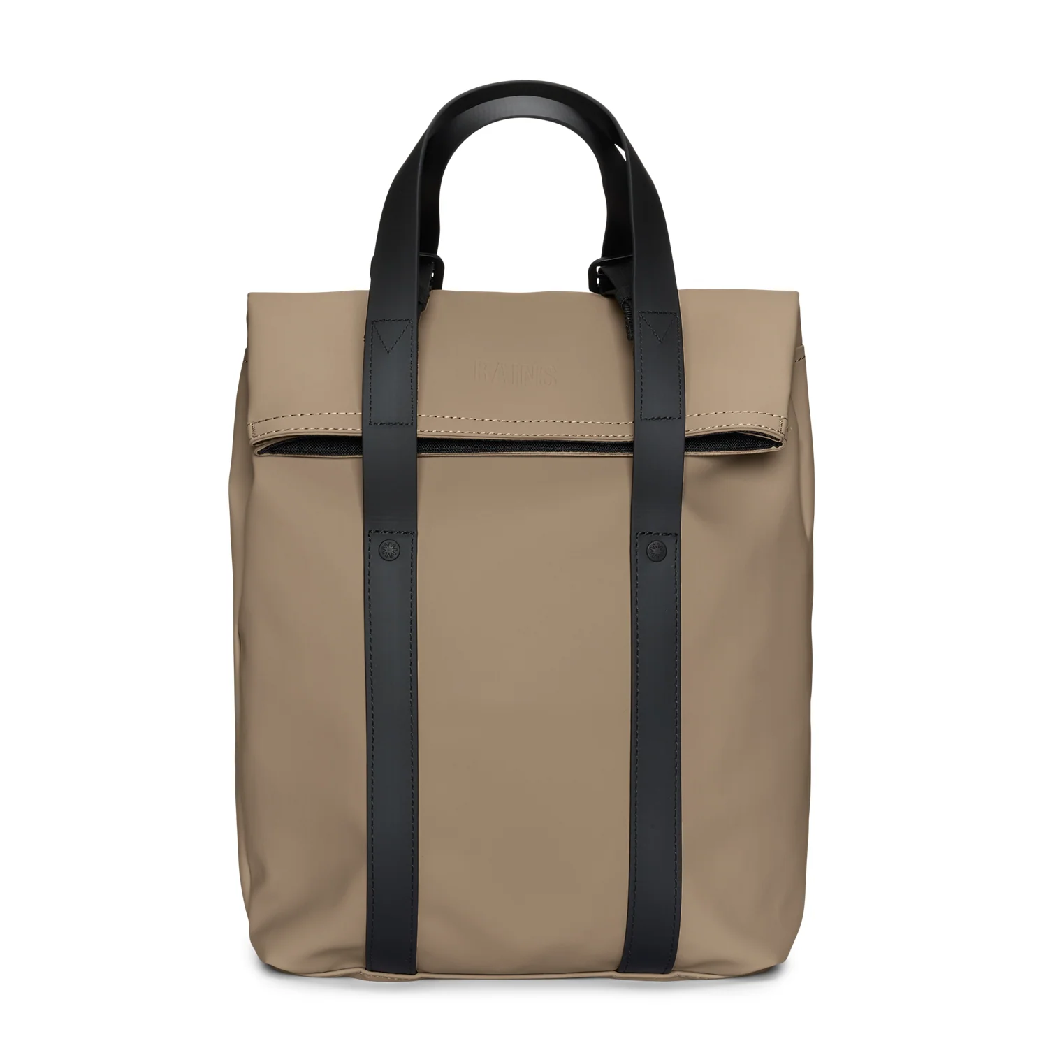 Rains Beige 2 Way Tote Backpack Mini R12780-133