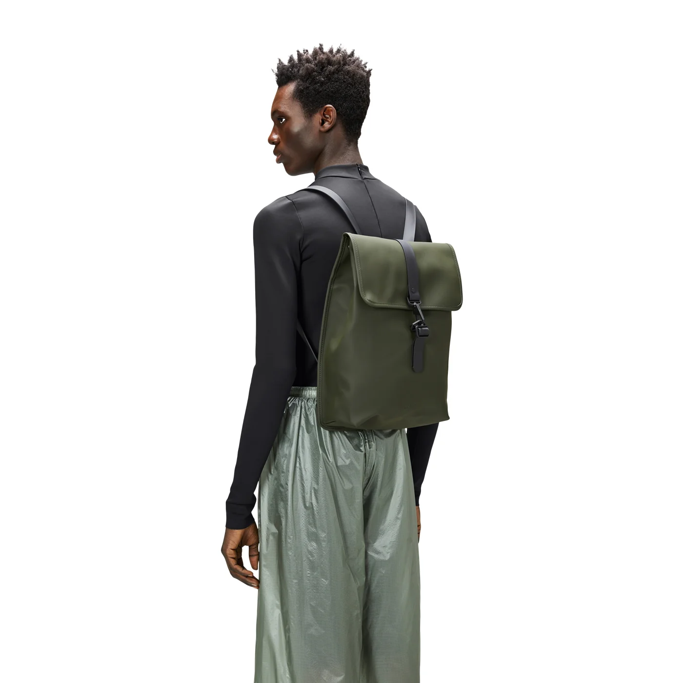 Rains damen Rucksack Grün R13500-03 - Image 3