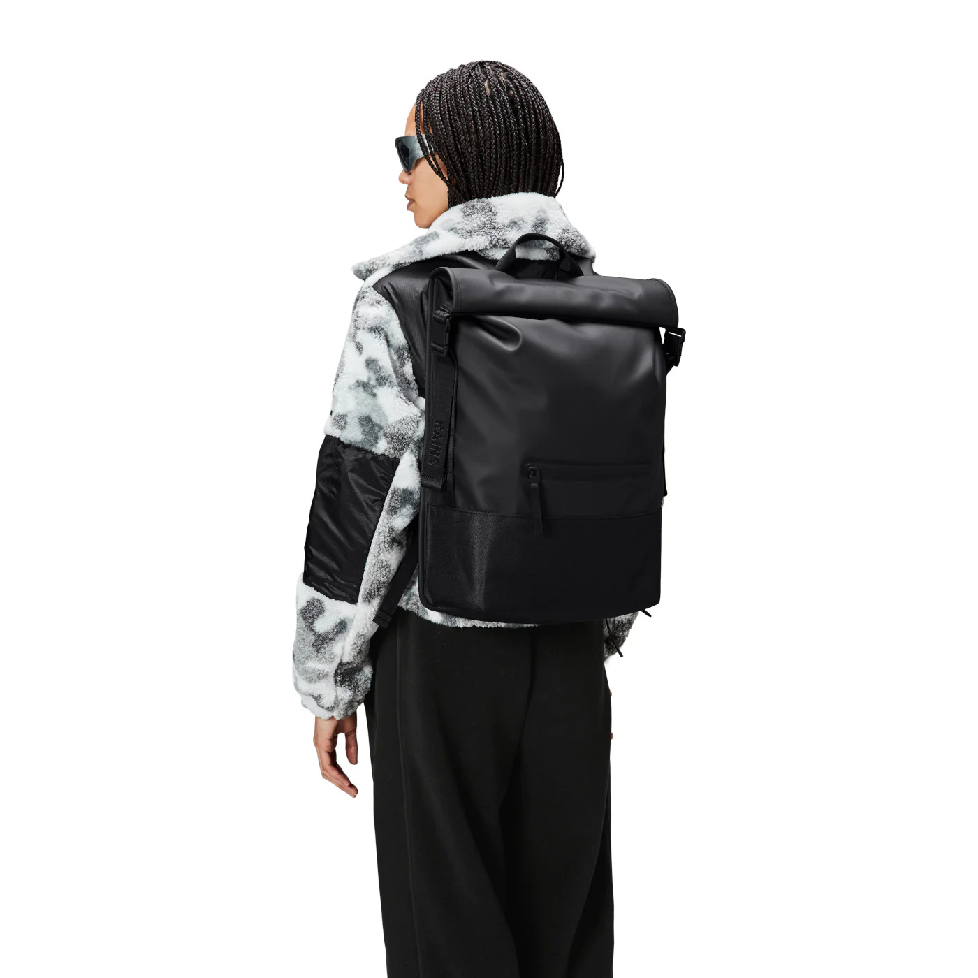 Rains Trail damen Rucksack Schwarz R14320-01 - Image 3