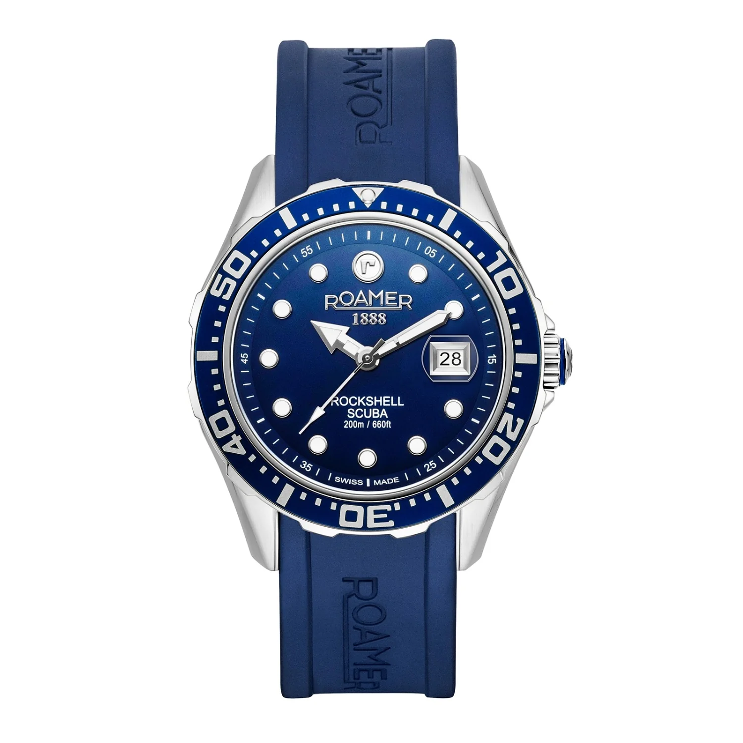 Roamer Rockshell Mark III Scuba Blaue Herrenuhr 867833-41-45-02