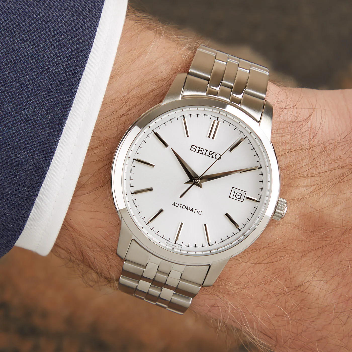 Seiko herren Uhr Silber SRPH85K1 - Image 2