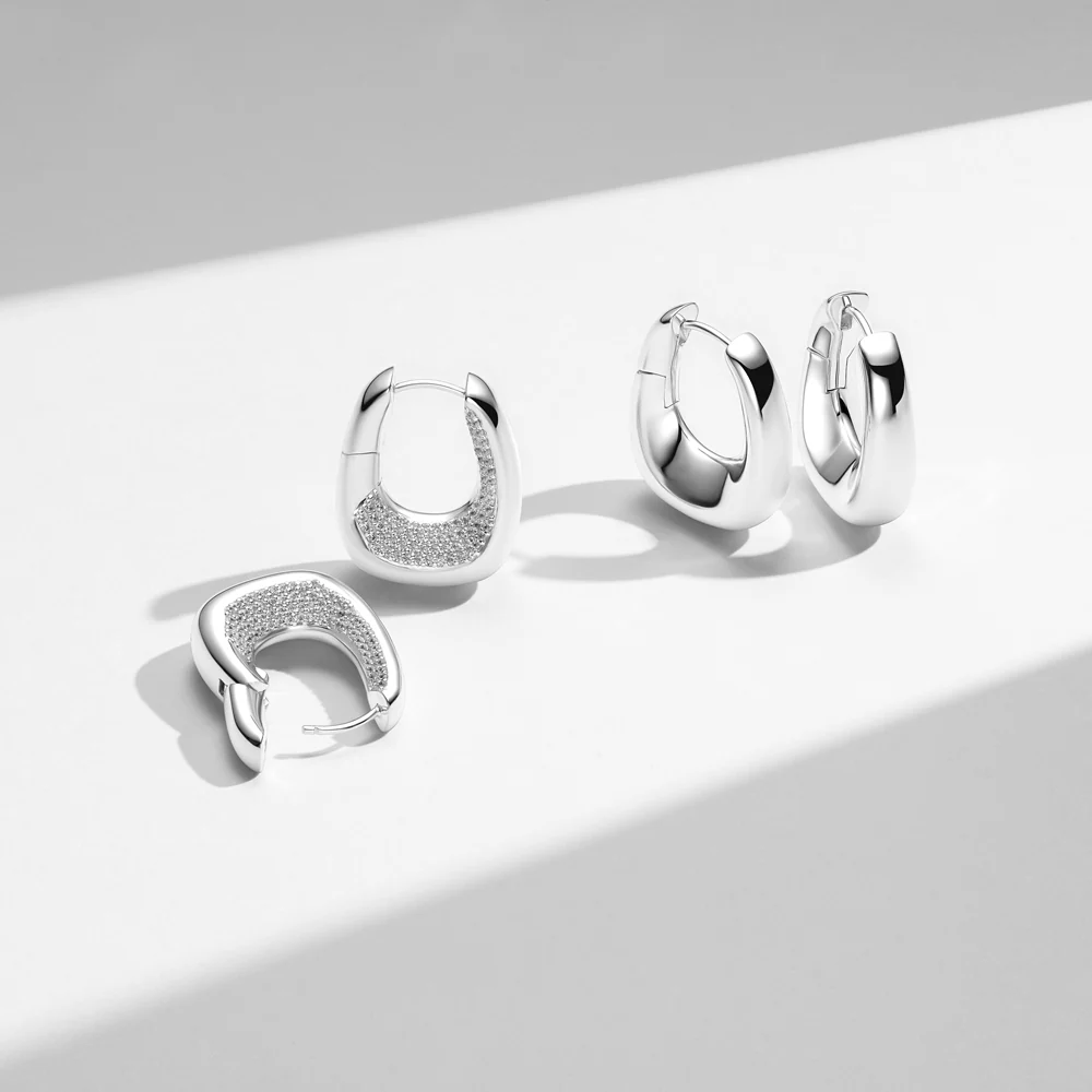 Sif Jakobs 925 Sterling Silver Borsa Pianura Grande Earrings SJ-E2621 - Image 4