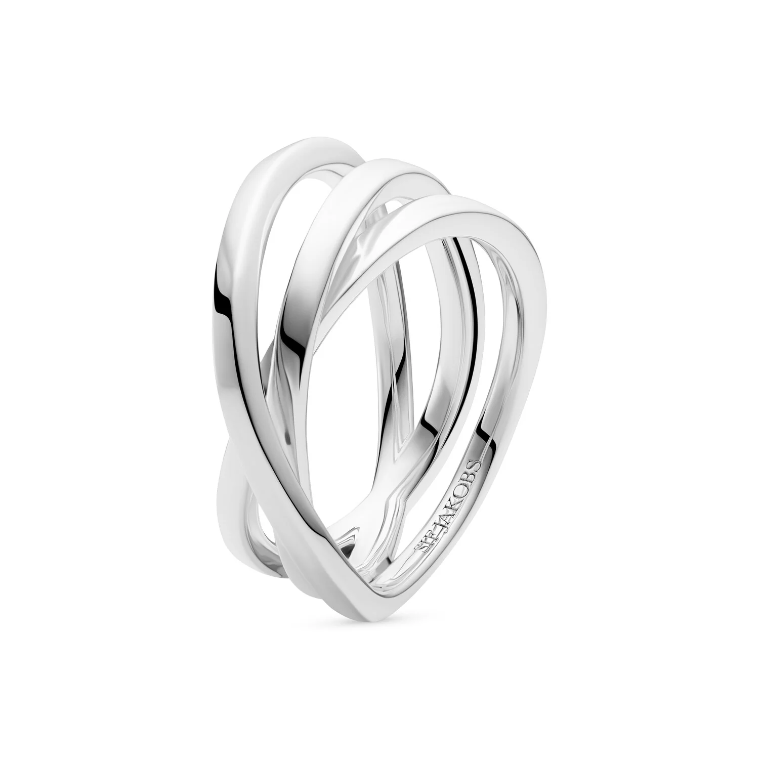 Sif Jakobs 925 Sterling Silver Spirale Pianura Ring SJ-R2590-56