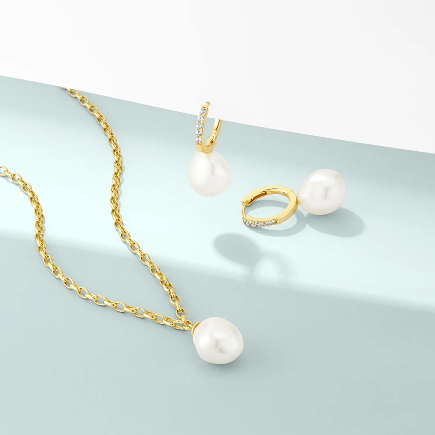 Sif Jakobs Gold Plated Padua Uno Earrings SJ-E2443-PCZ-YG - Image 2