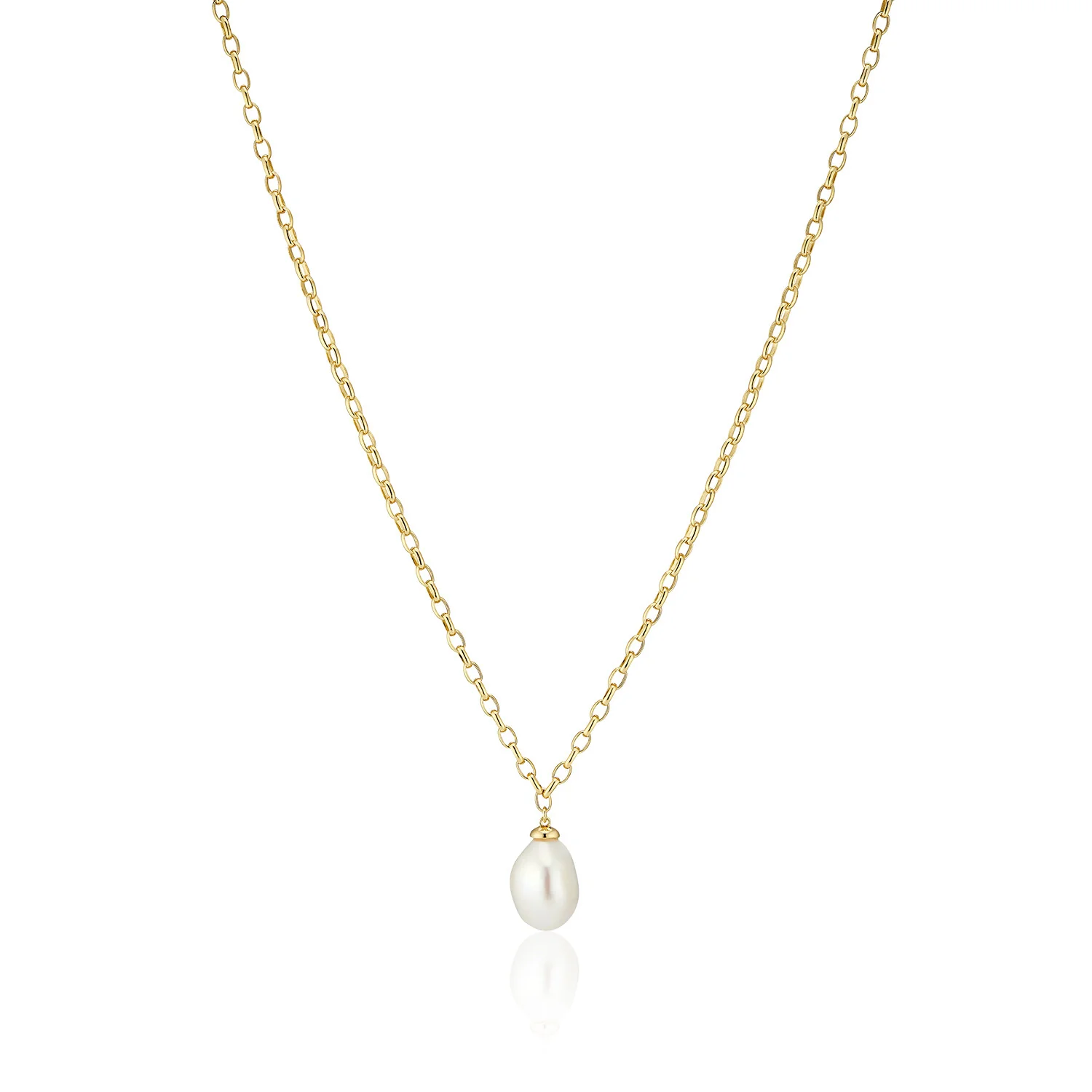 Sif Jakobs Gold Plated Padua Uno Necklace SJ-N2455-P-YG