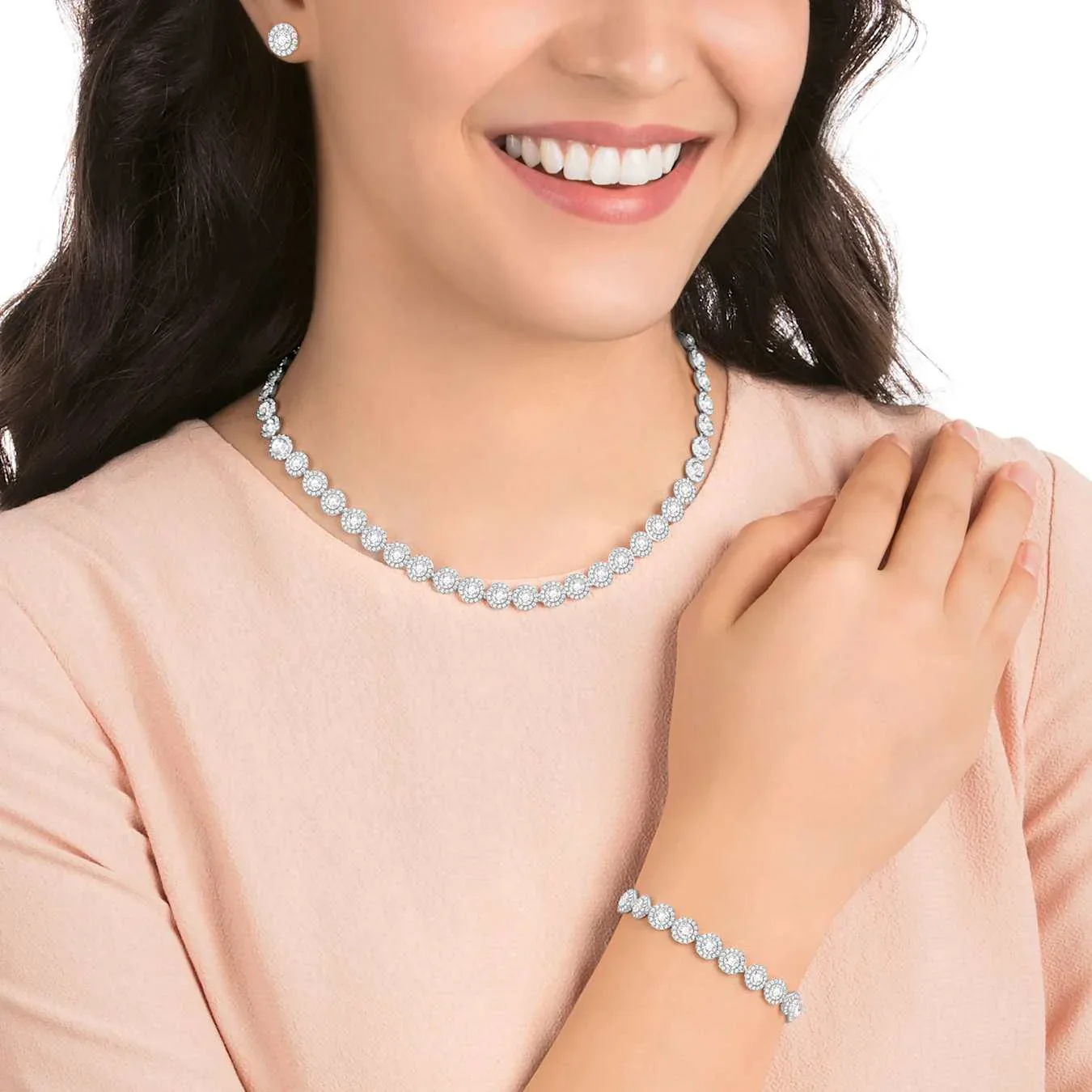 Swarovski Angelic Silberfarbene Schmuck Set 5367853 - Image 2