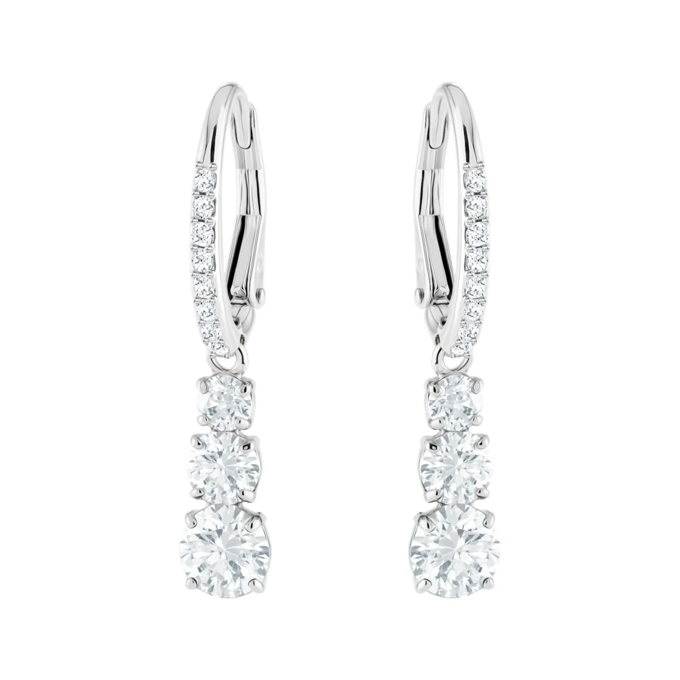 Swarovski Attract damen Ohrknöpfe Silber 5416155 - Image 3
