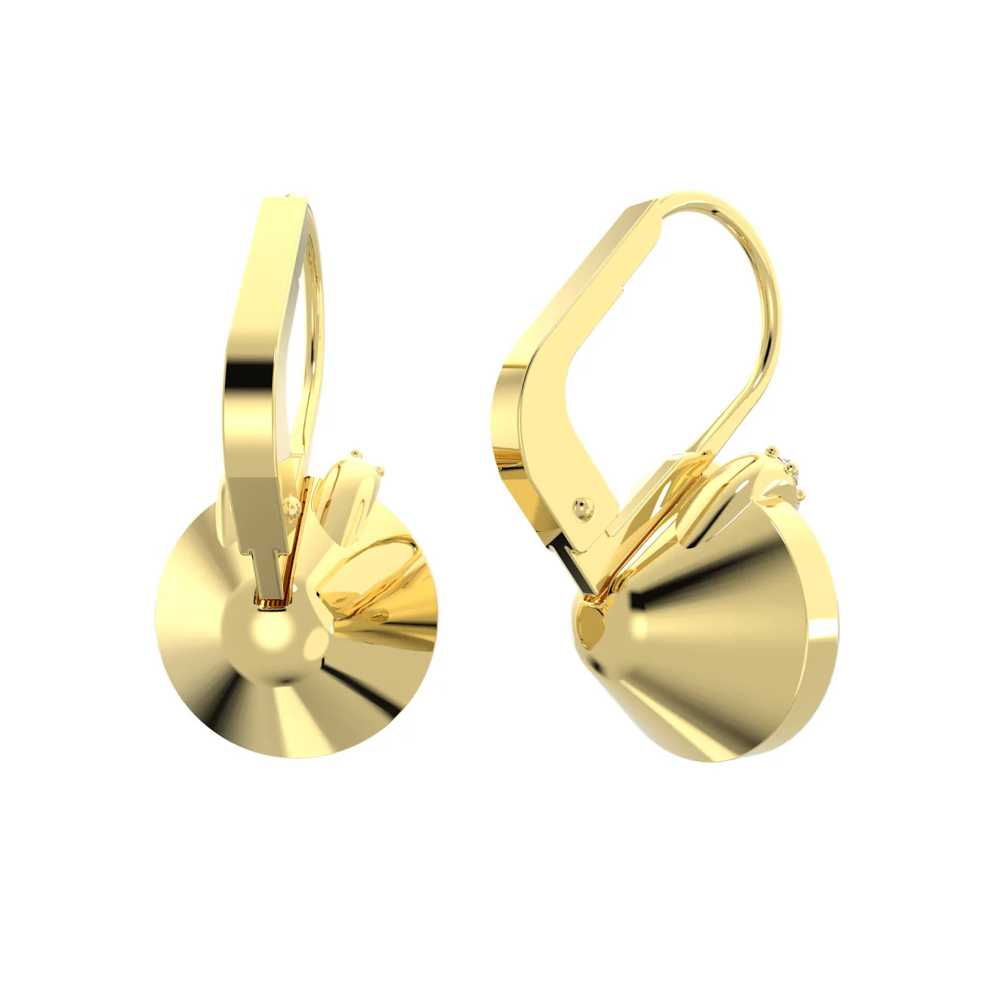 Swarovski Bella Goldfarbene Ohrringe 5662093 - Image 4