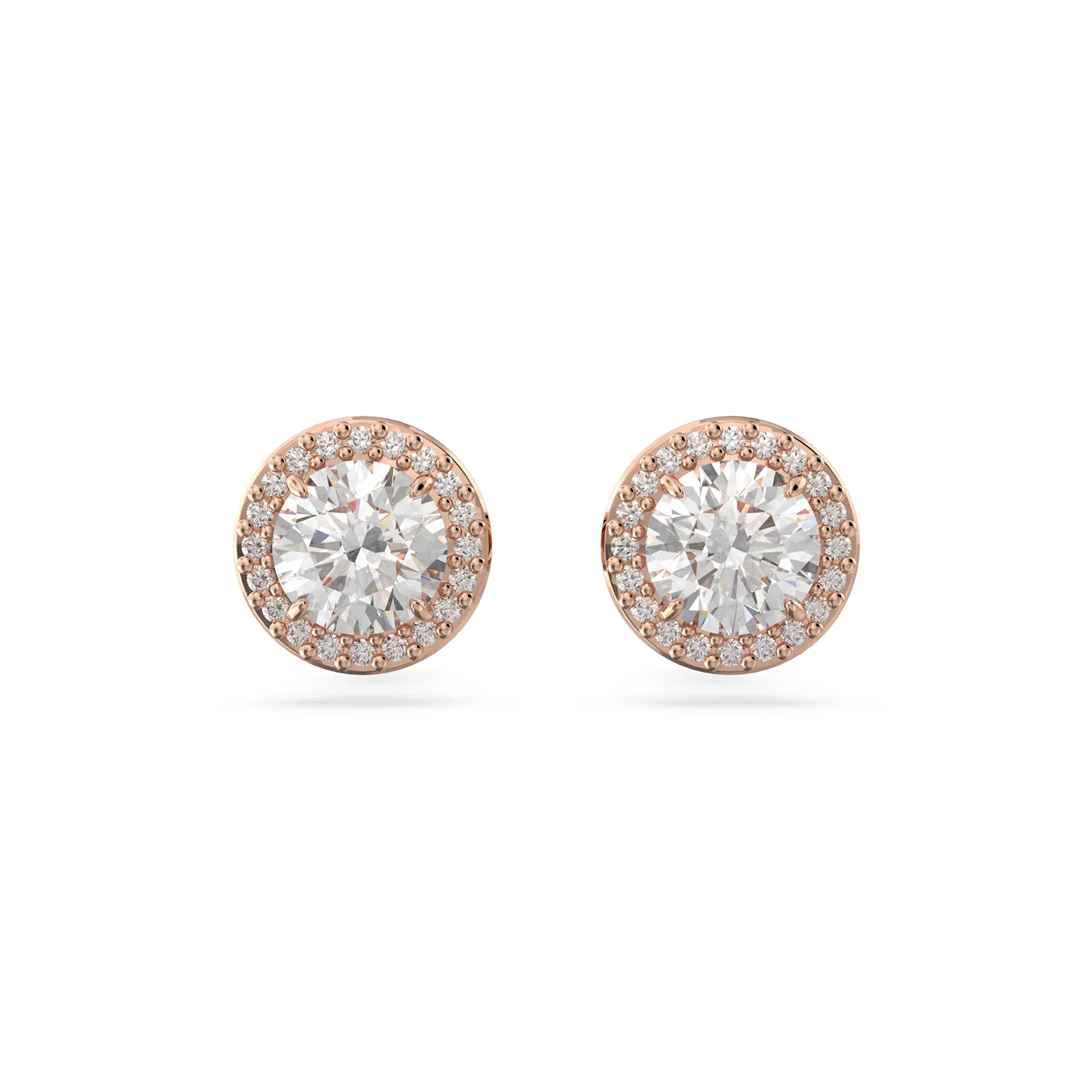 Swarovski Constella RoséGoldfarbene Ohrknöpfe 5636275