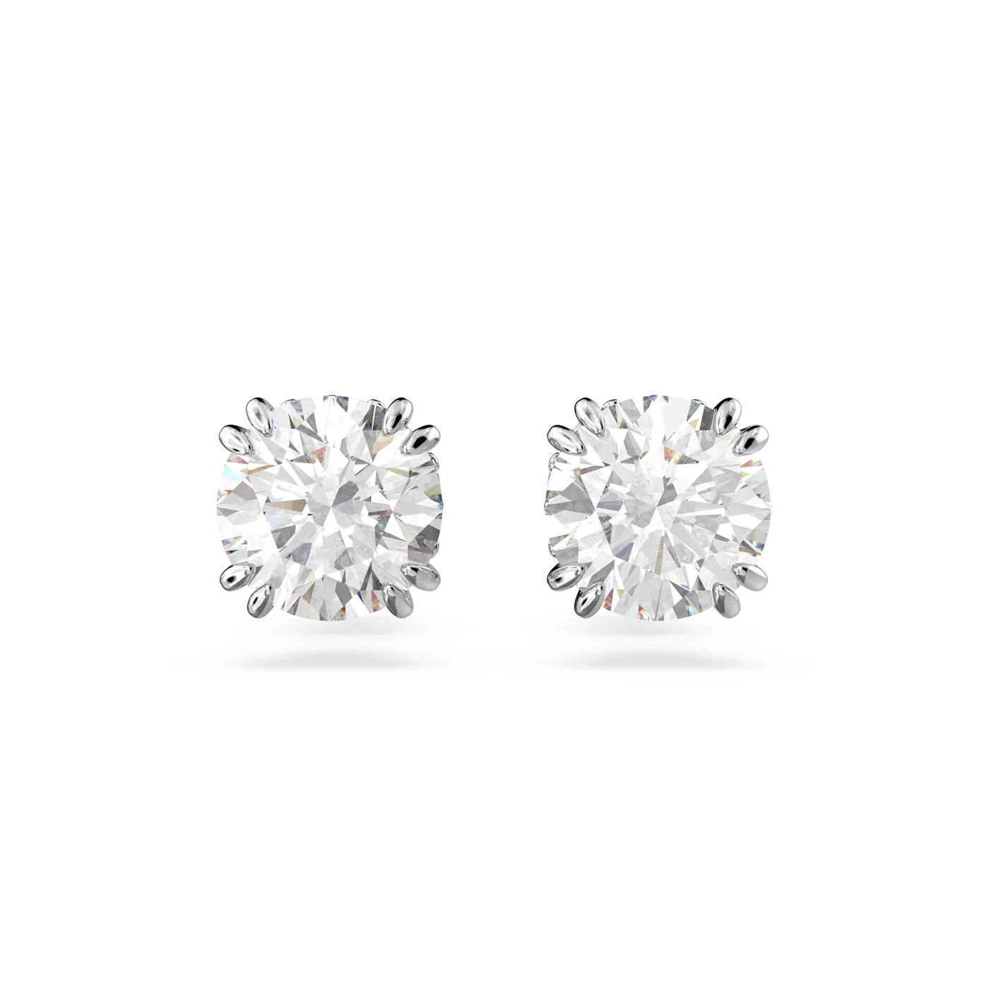 Swarovski Constella Silberfarbene Ohrknöpfe 5636712