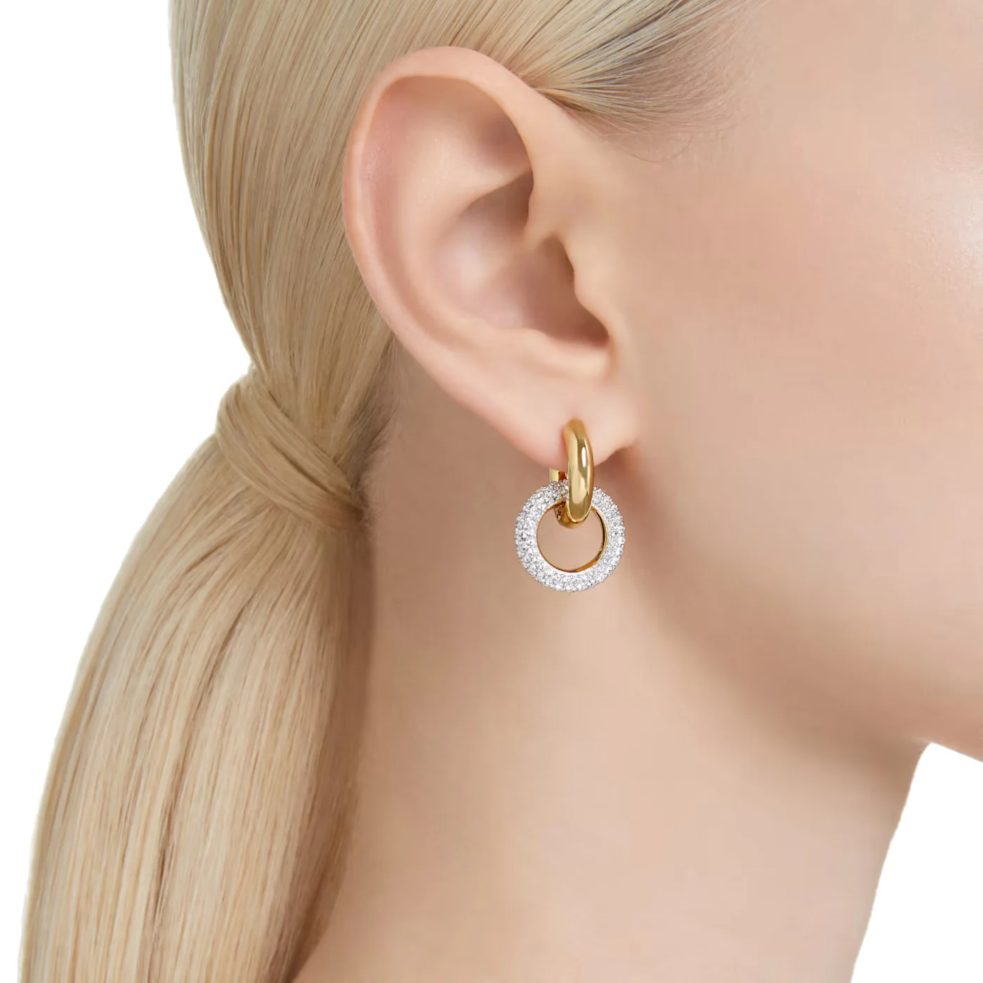 Swarovski Dextera Goldfarbene Ohrringe 5668818 - Image 2