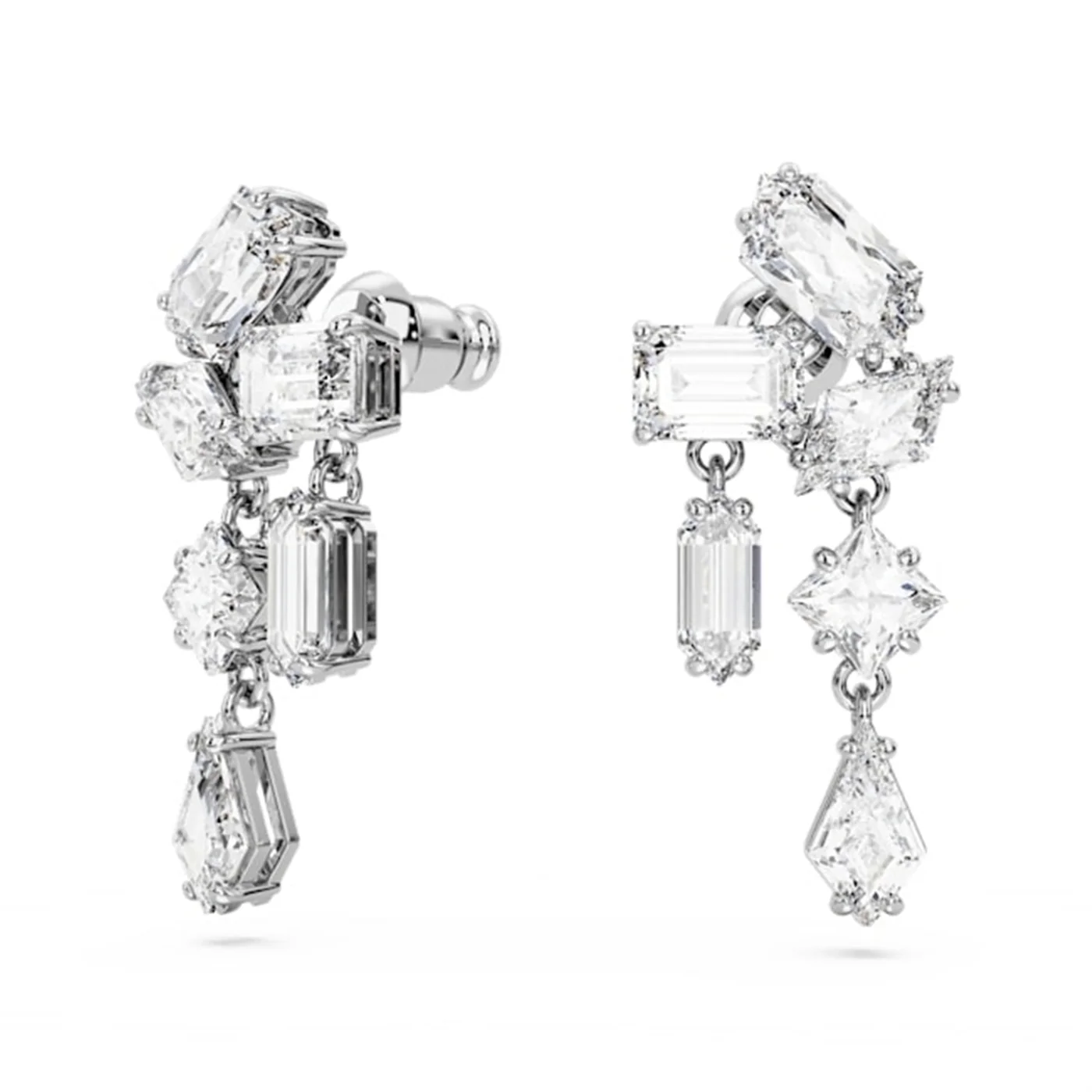 Swarovski Mesmera Silberfarbene Ohrknöpfe 5665825 - Image 3