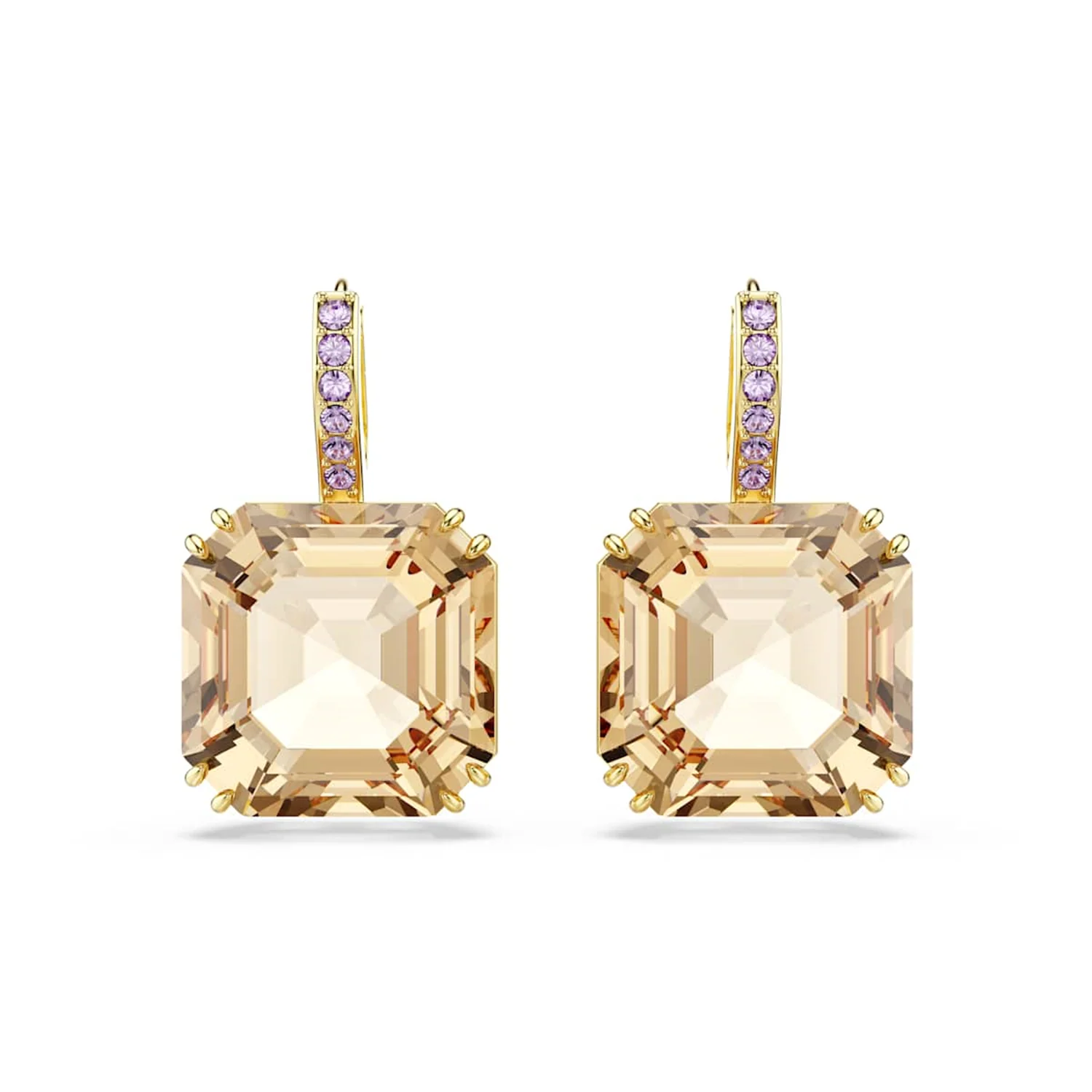 Swarovski Millenia Goldfarbene Ohrringe 5725744 - Image 3