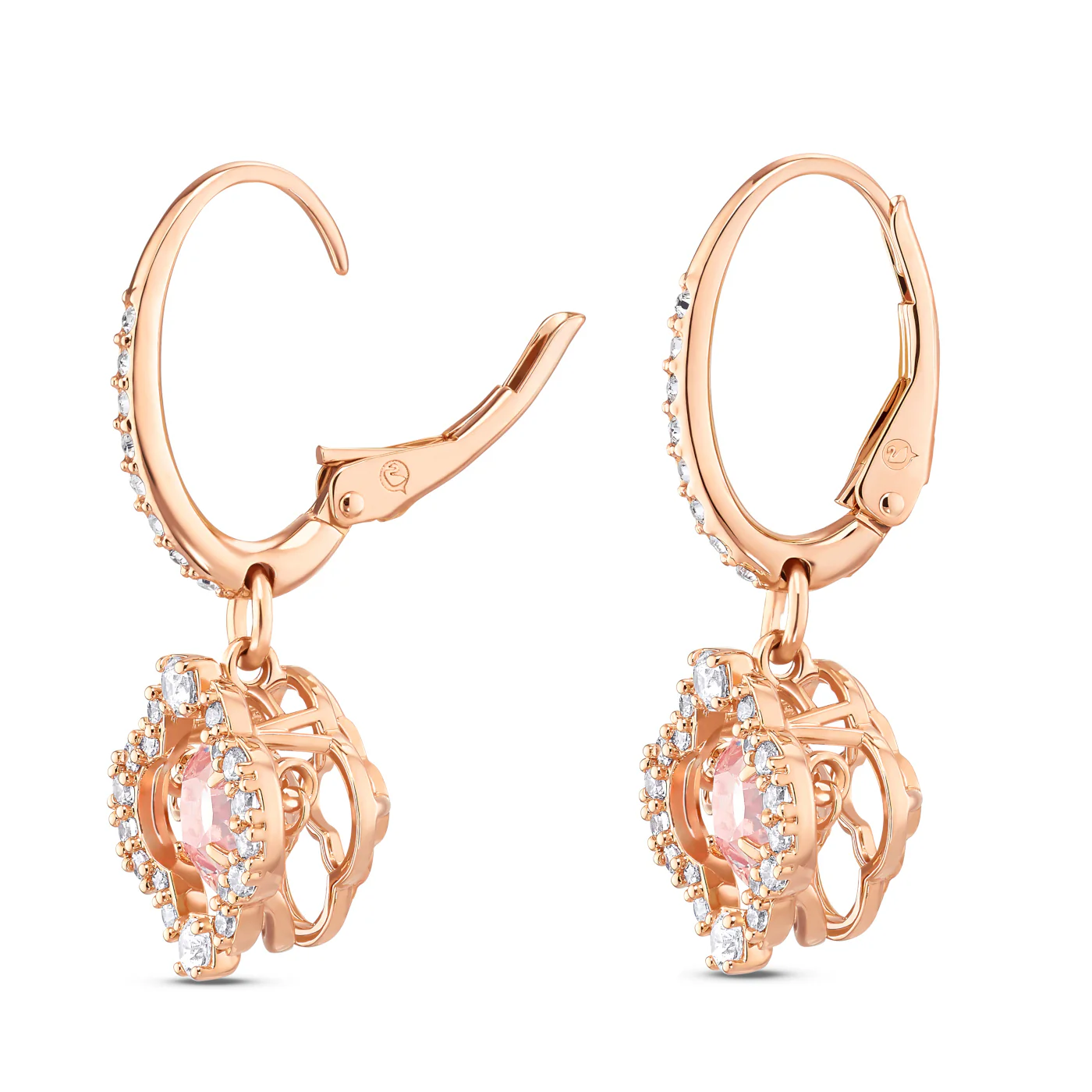 Swarovski Sparkling damen Ohrknöpfe Roségold 5516477 - Image 3