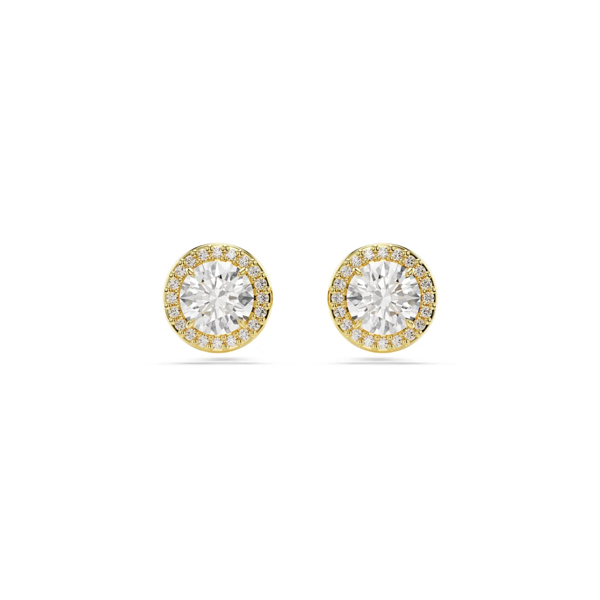 Swarovski Una Gold Coloured Ear Studs 5686637