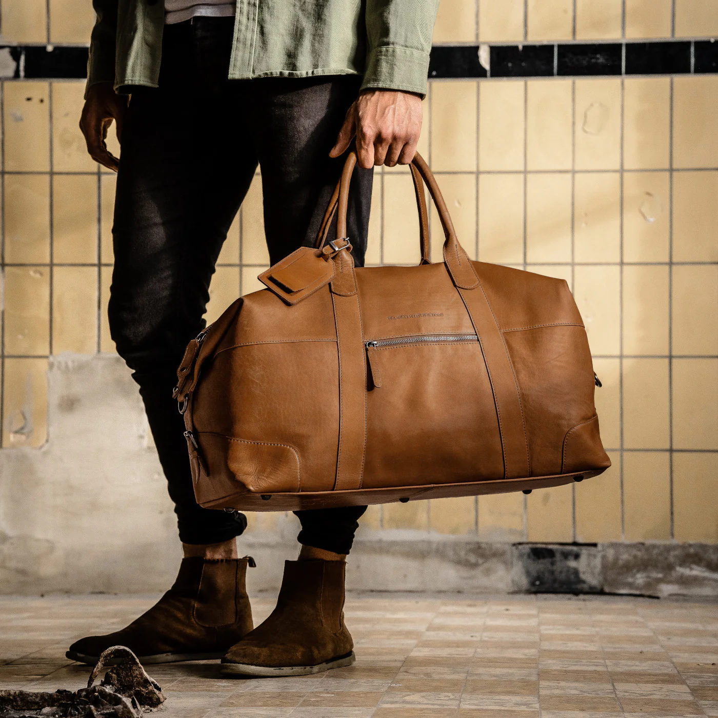 The Chesterfield Brand Portsmouth damen Reisetasche Kognak C20.001731 - Image 3
