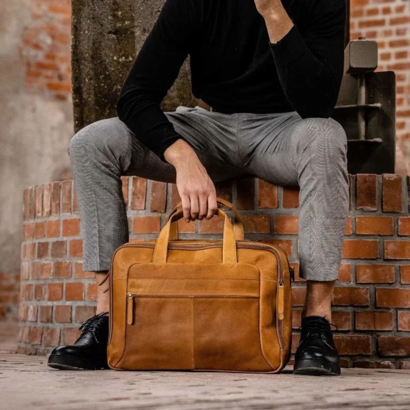 The Chesterfield Brand Ryan damen Laptoptasche Braun C40.101531 - Image 4