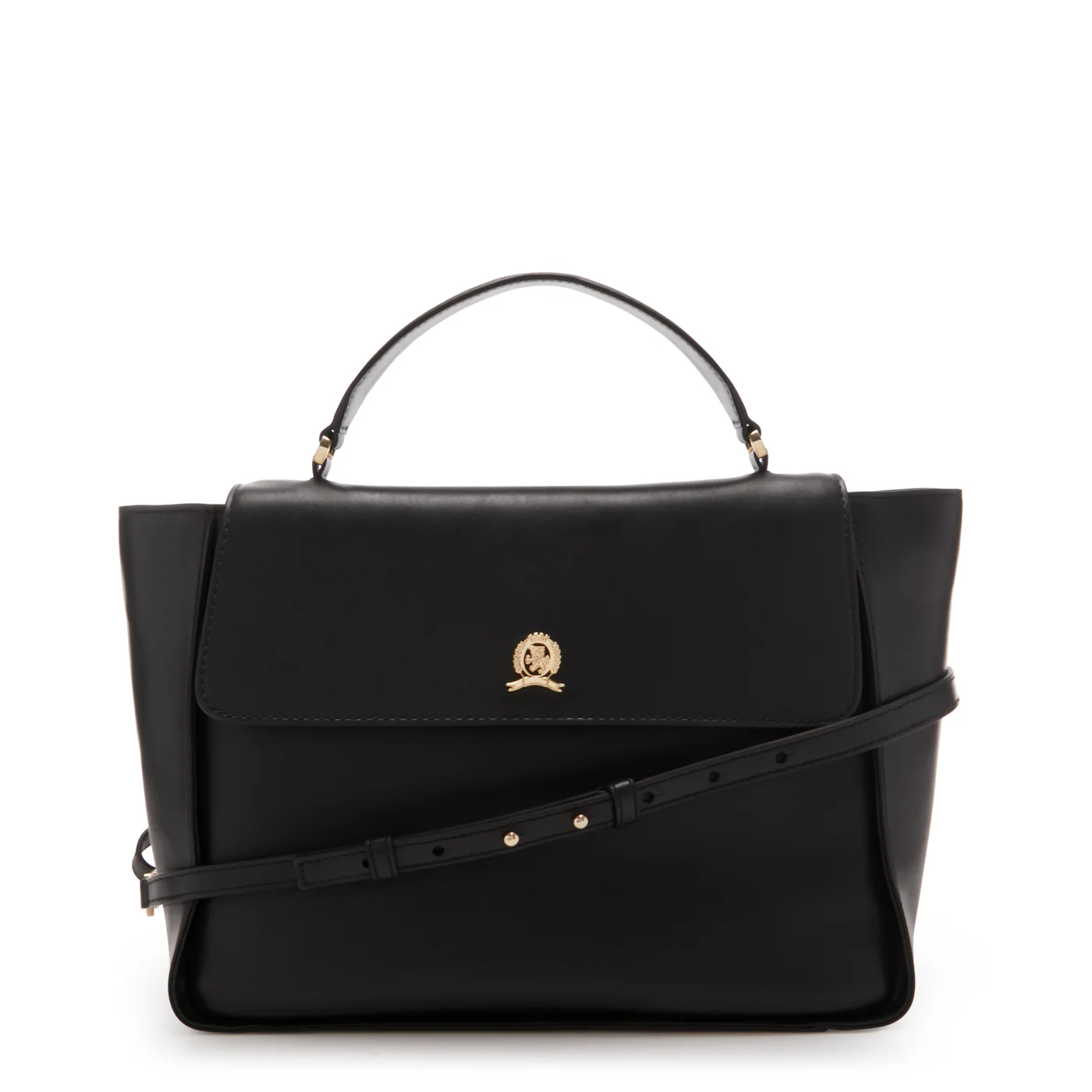 Tommy Hilfiger Crest damen Handtasche Schwarz AW0AW15702BDS