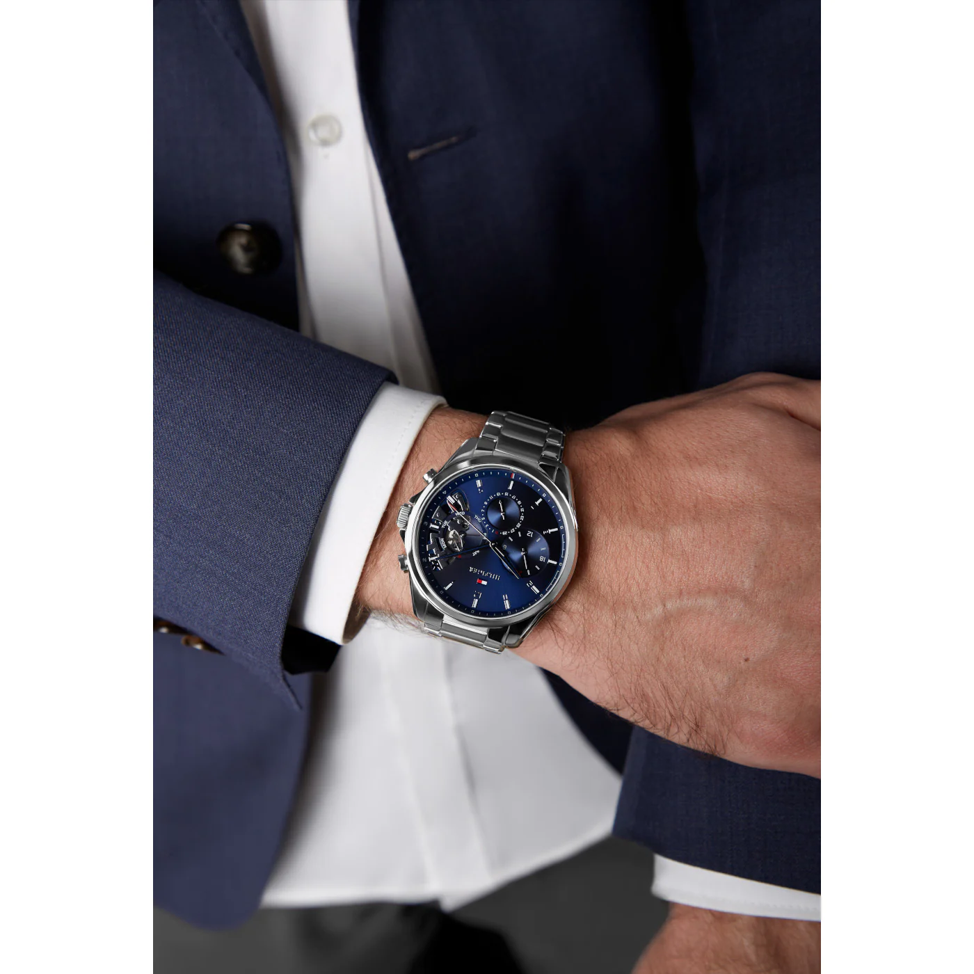 Tommy Hilfiger herren Uhr Silber TH1710448 - Image 3
