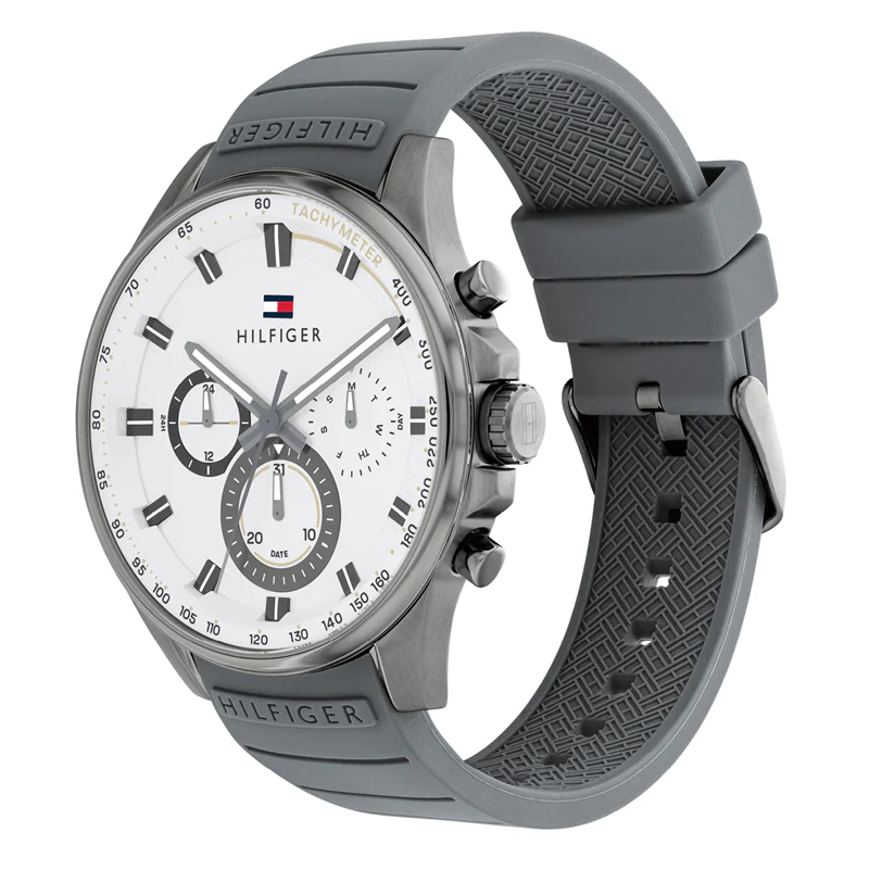 Tommy Hilfiger Max White Men's Watch 2002-TH1791972 - Image 2
