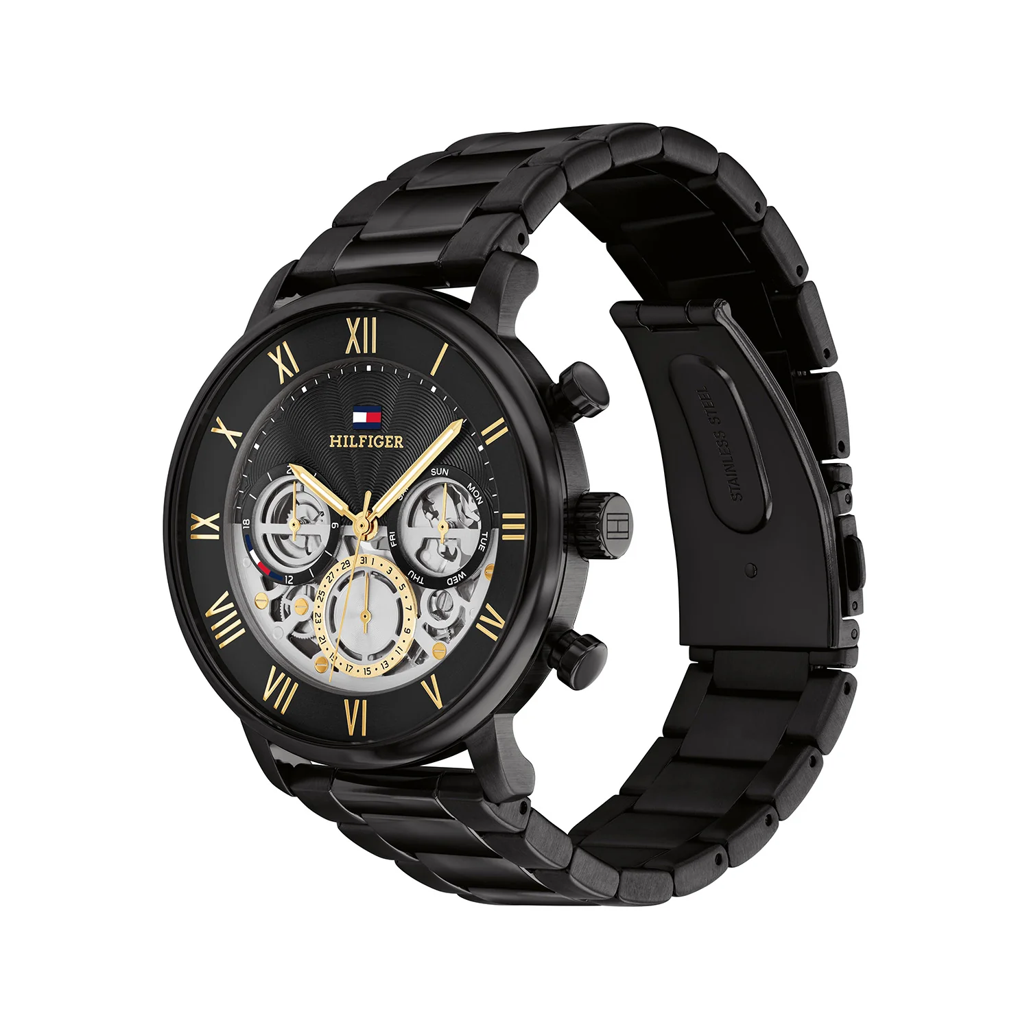 Tommy Hilfiger Schwarze Herrenuhr TH1710706 - Image 3